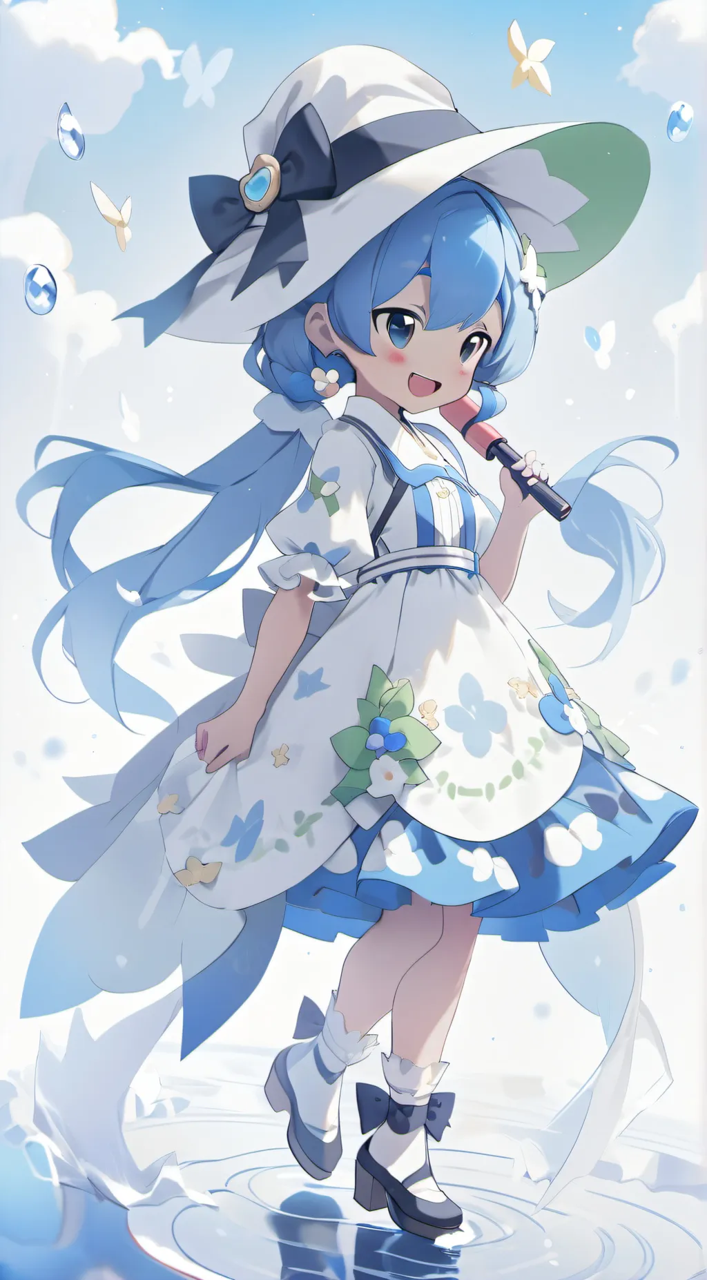 ai character: bubble  background