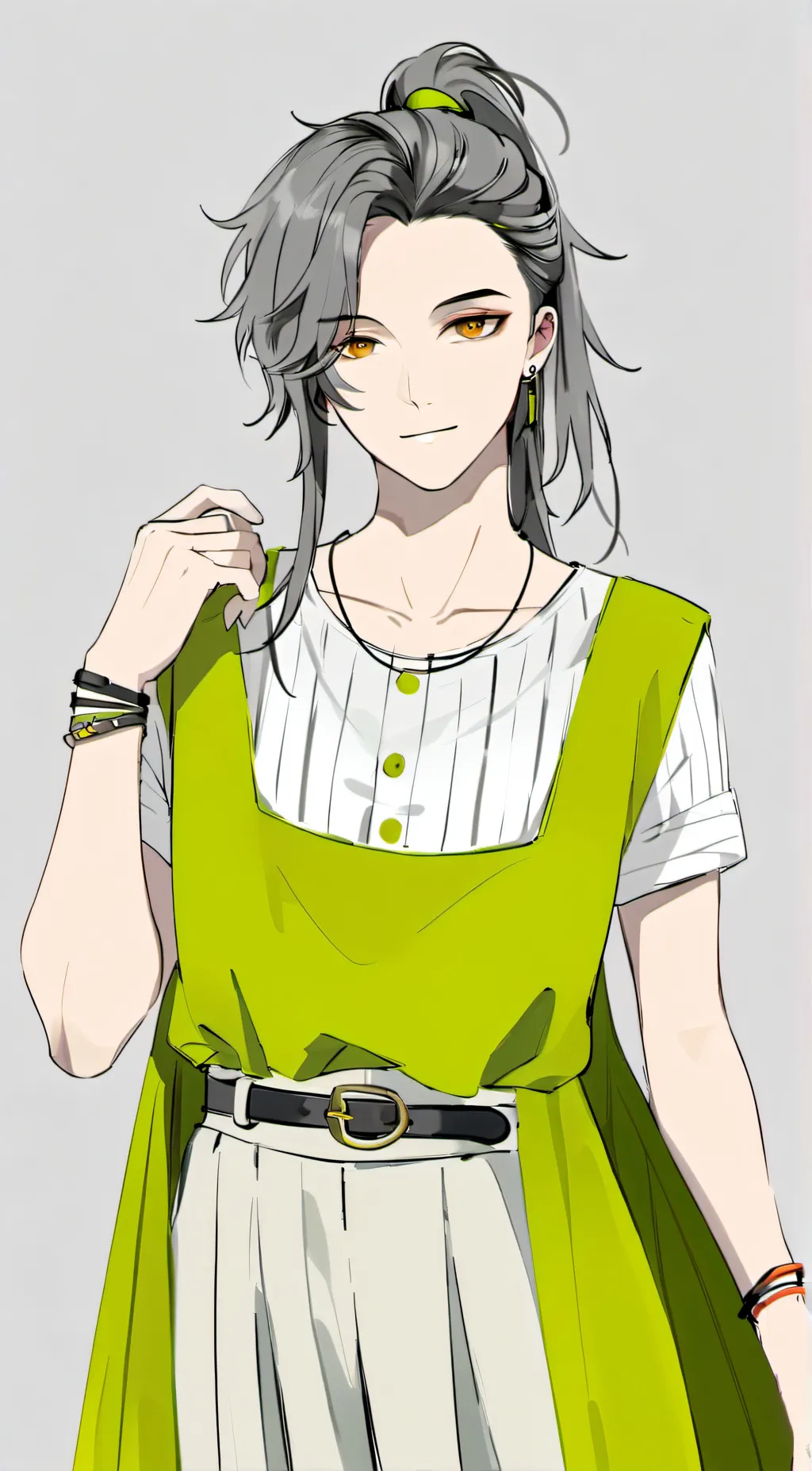 ai character: Olive background