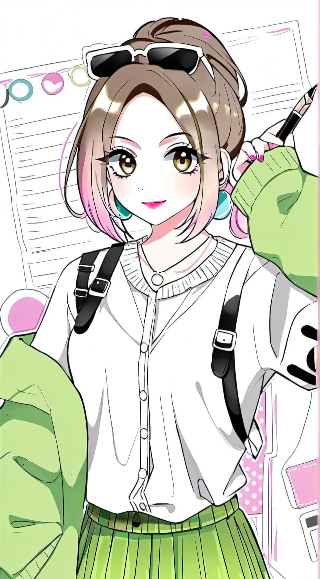 ai character: Bella or Ibella  background