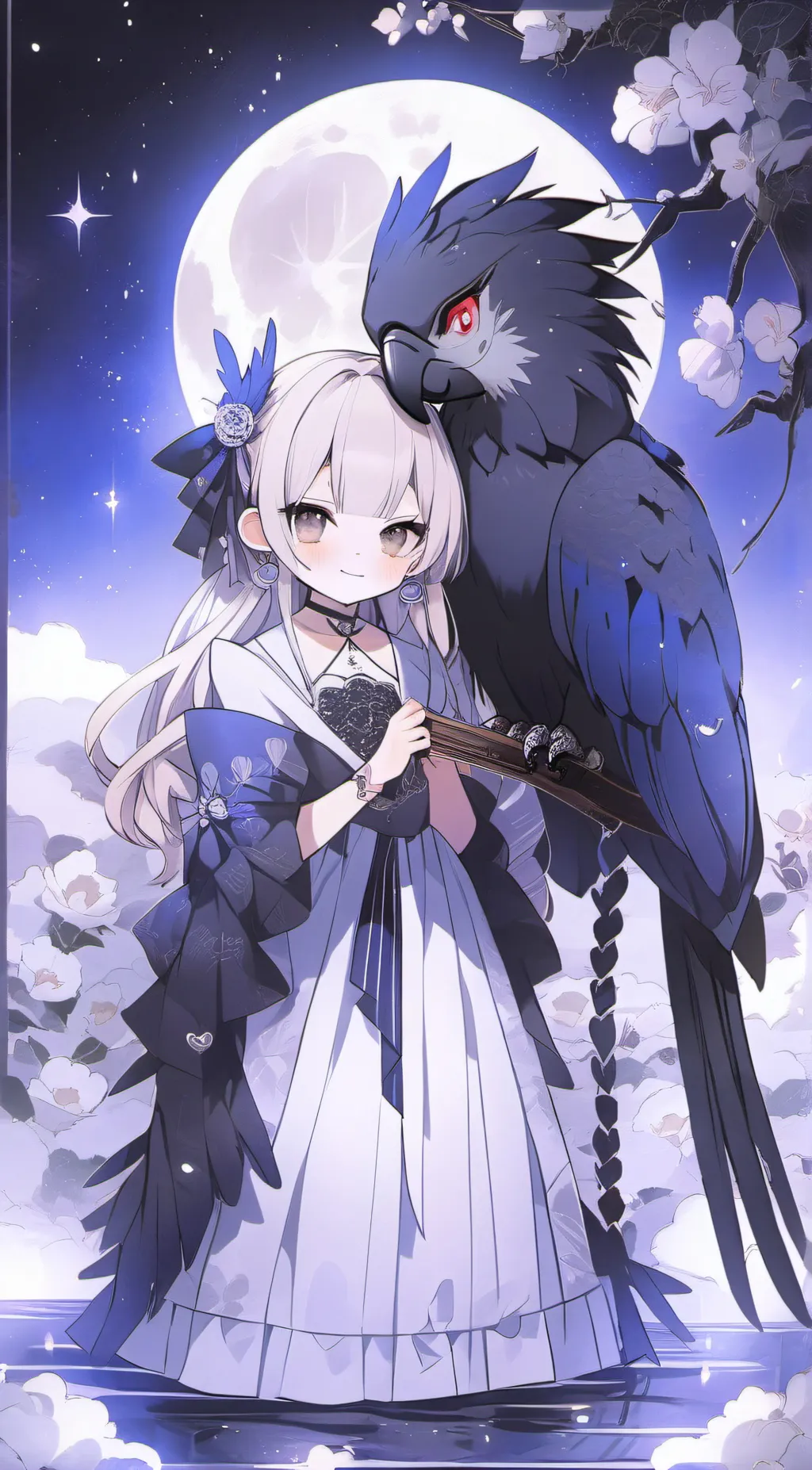 ai character: Moon Demon background