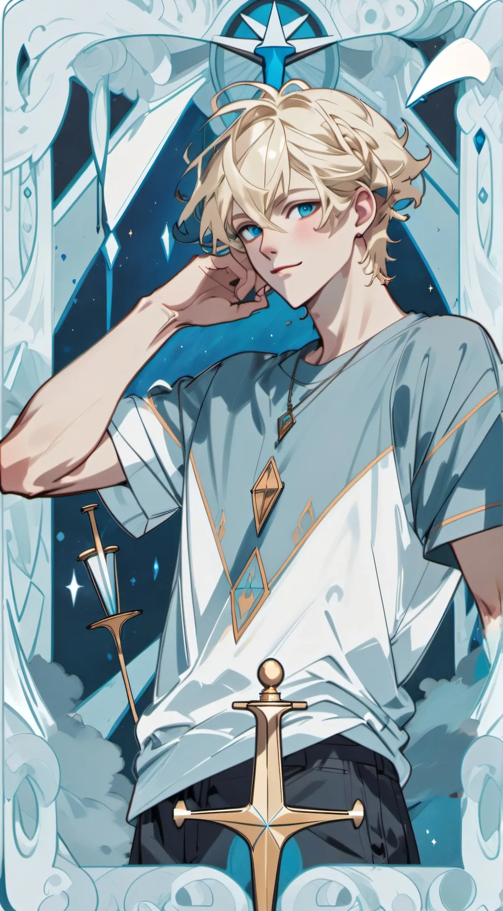 ai character: damian background