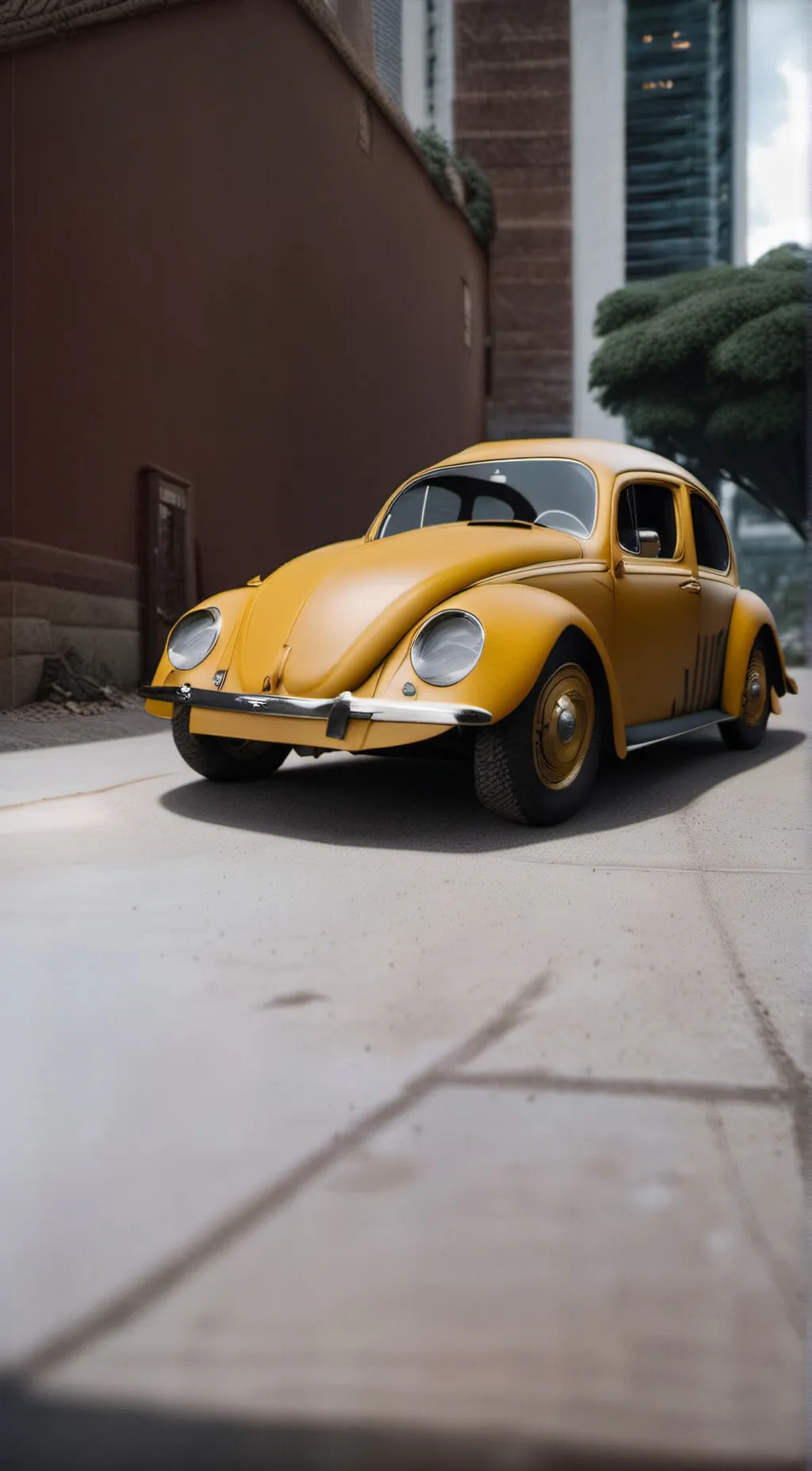 ai character: vollkswagen beetle background
