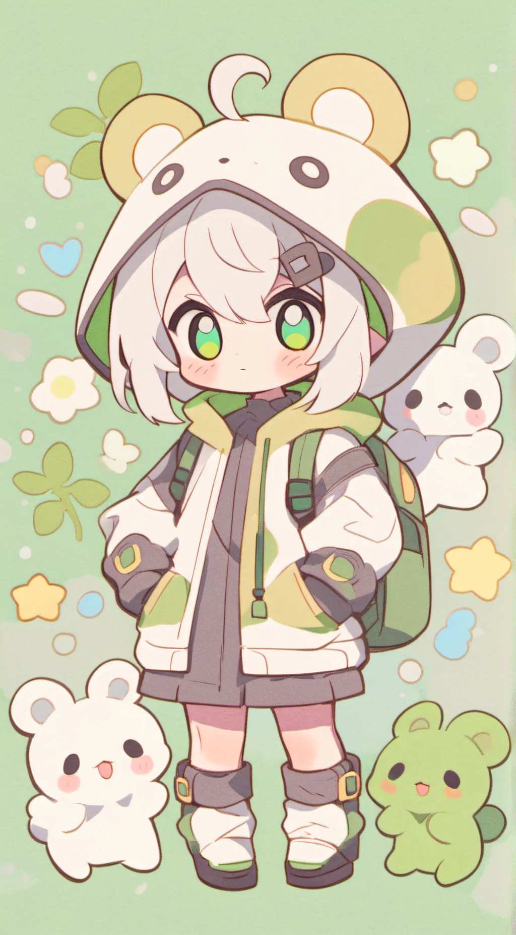 ai character: Akari background