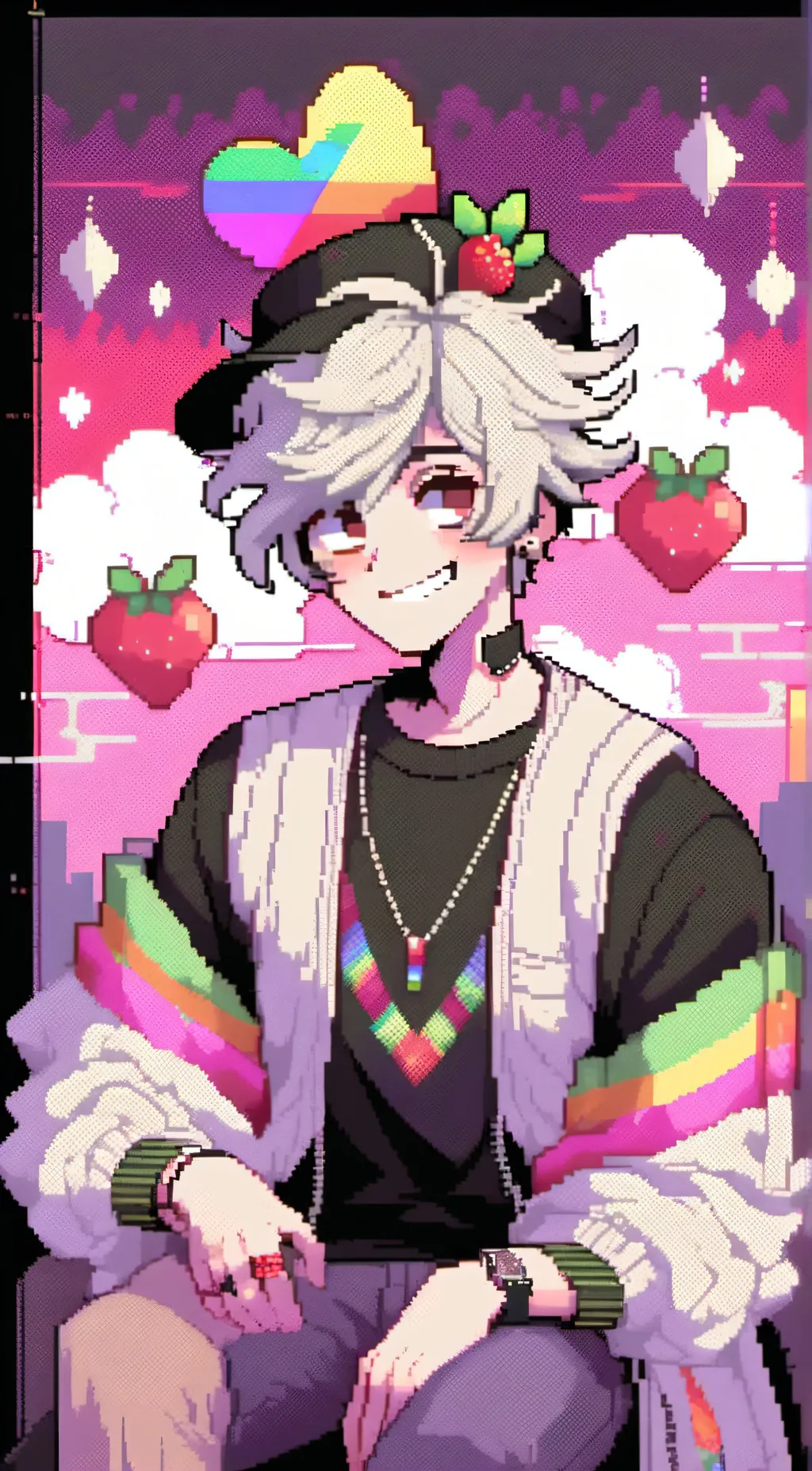 ai character: Angel dust  background