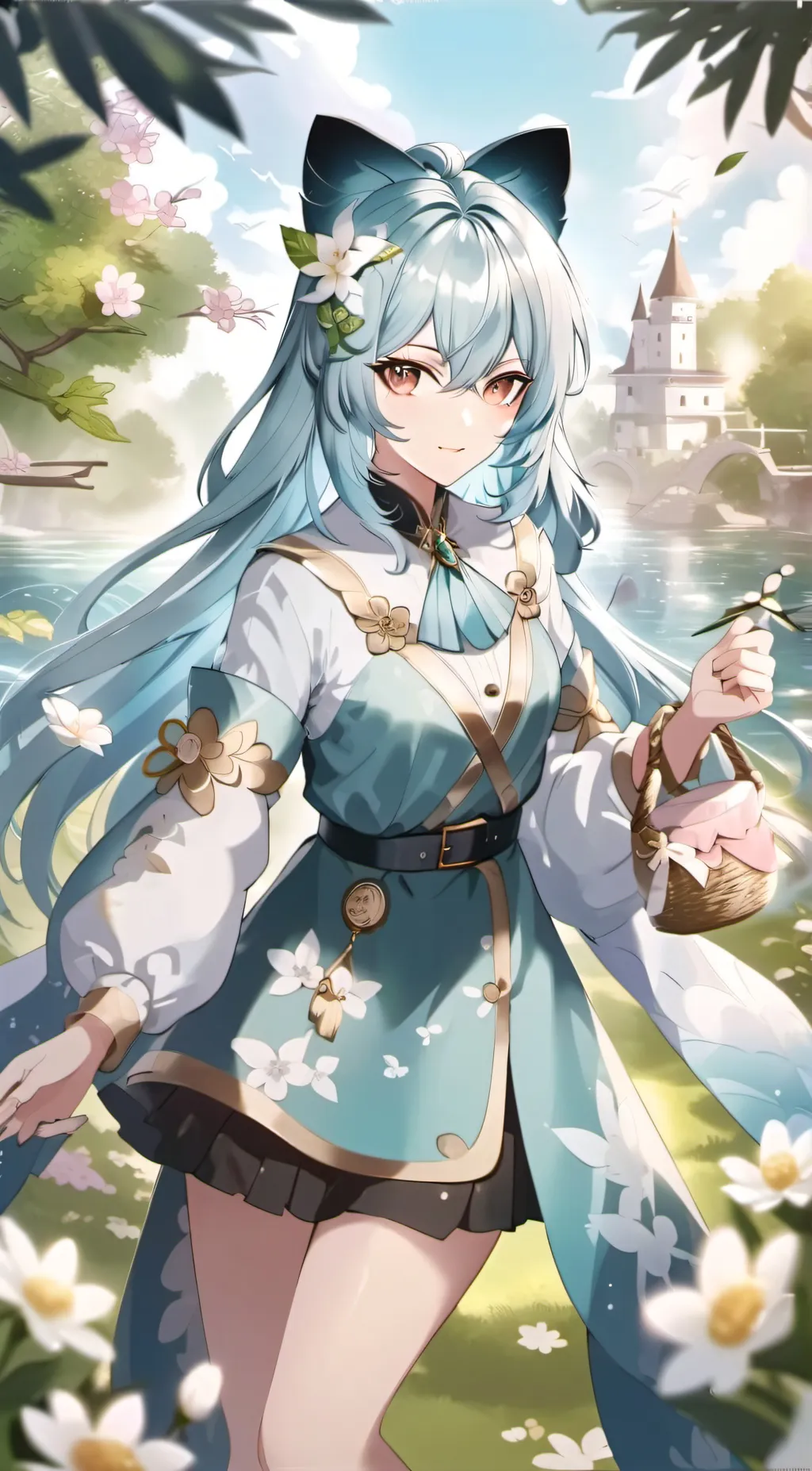 ai character: °•Eula•° background