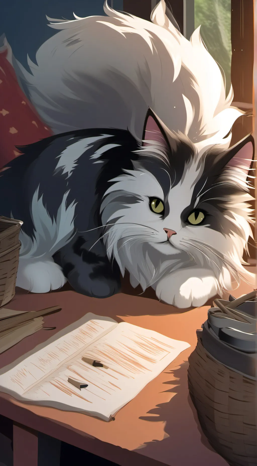 ai character: Zaria background