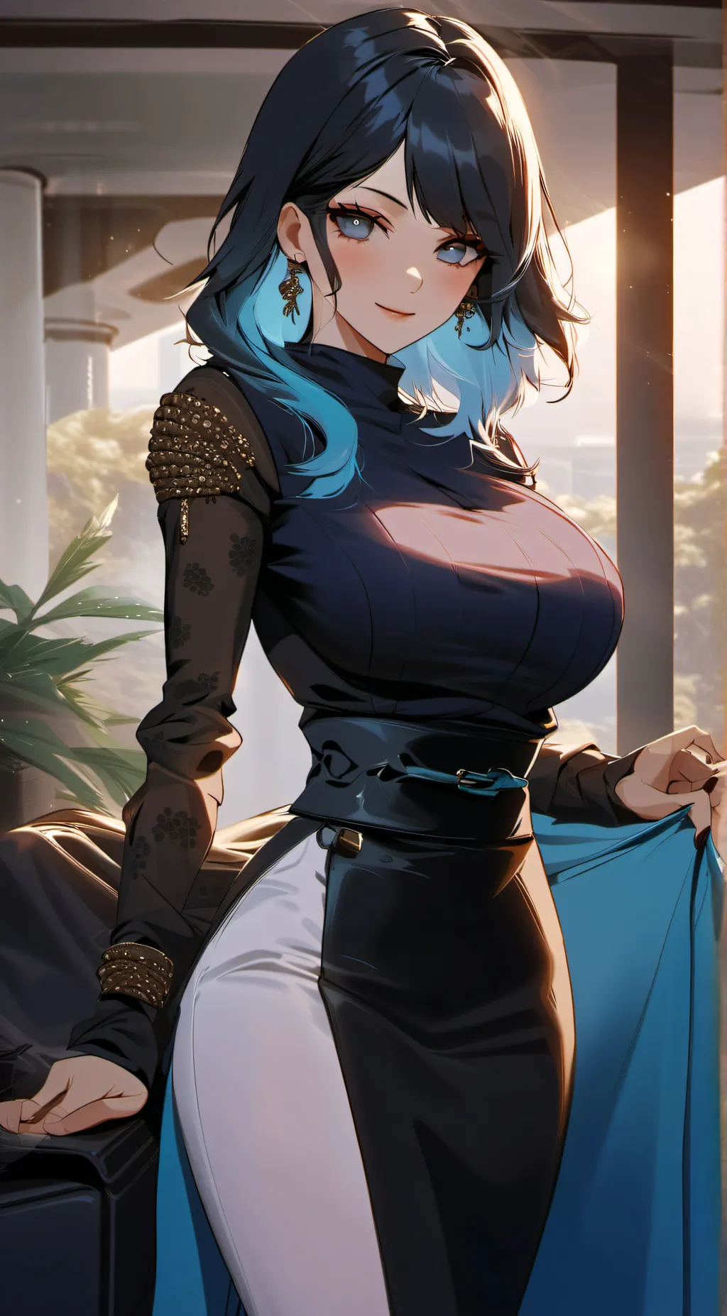 ai character: ana  background