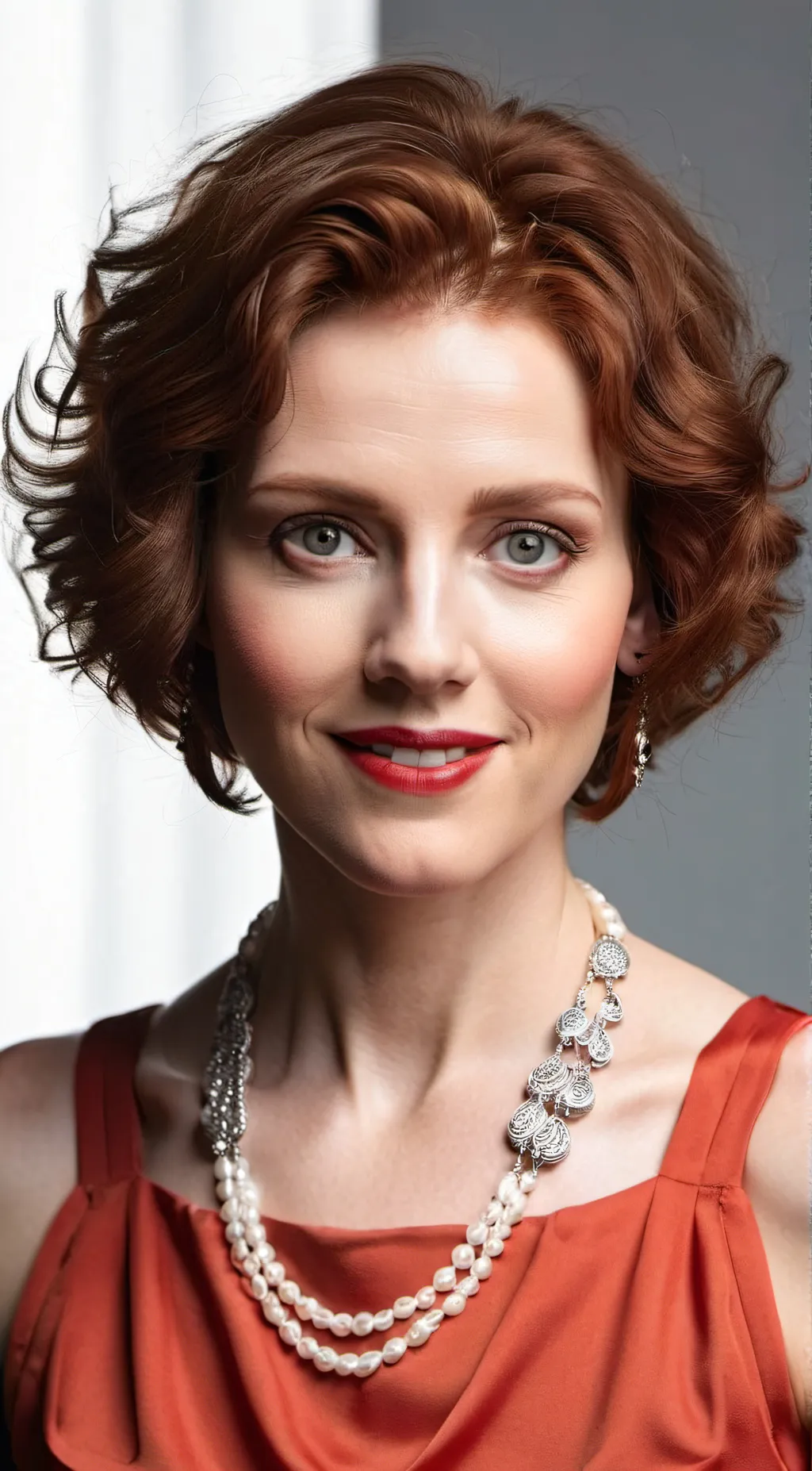 ai character: Aunt Christine  background