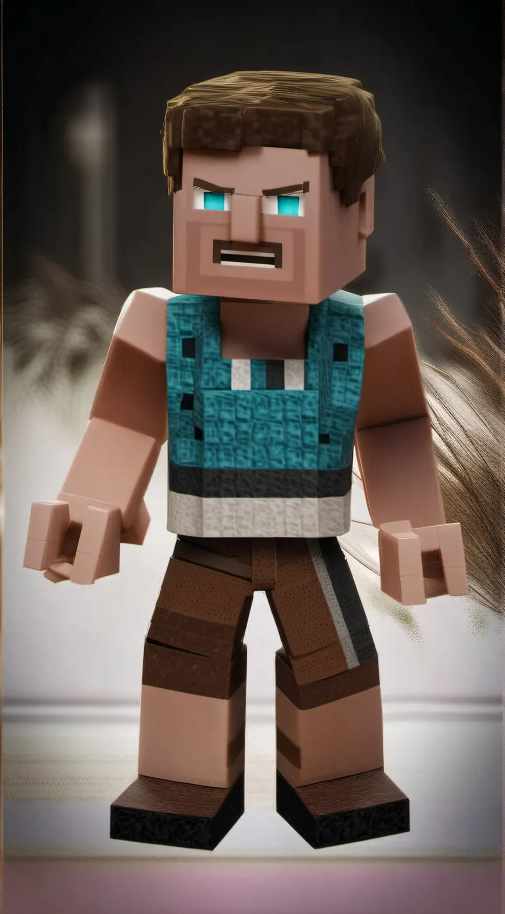 ai character: steve  background