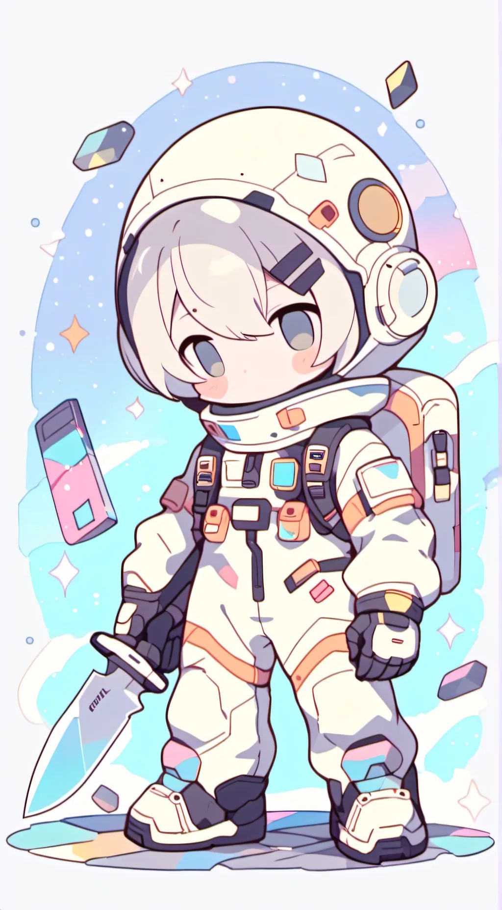 ai character: amongus background