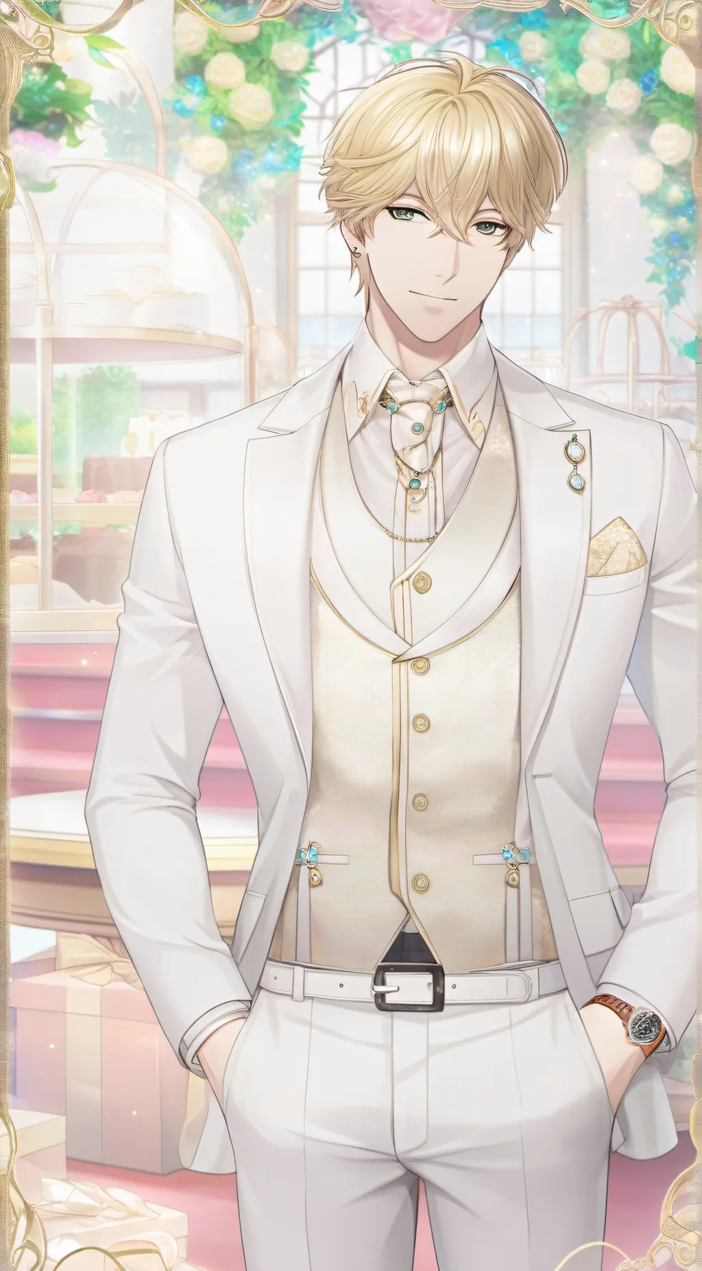 ai character: cater background