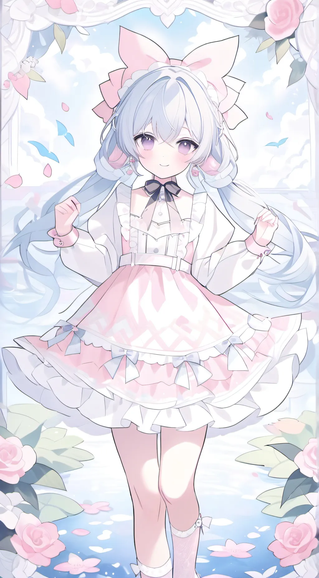 ai character: Aurora background