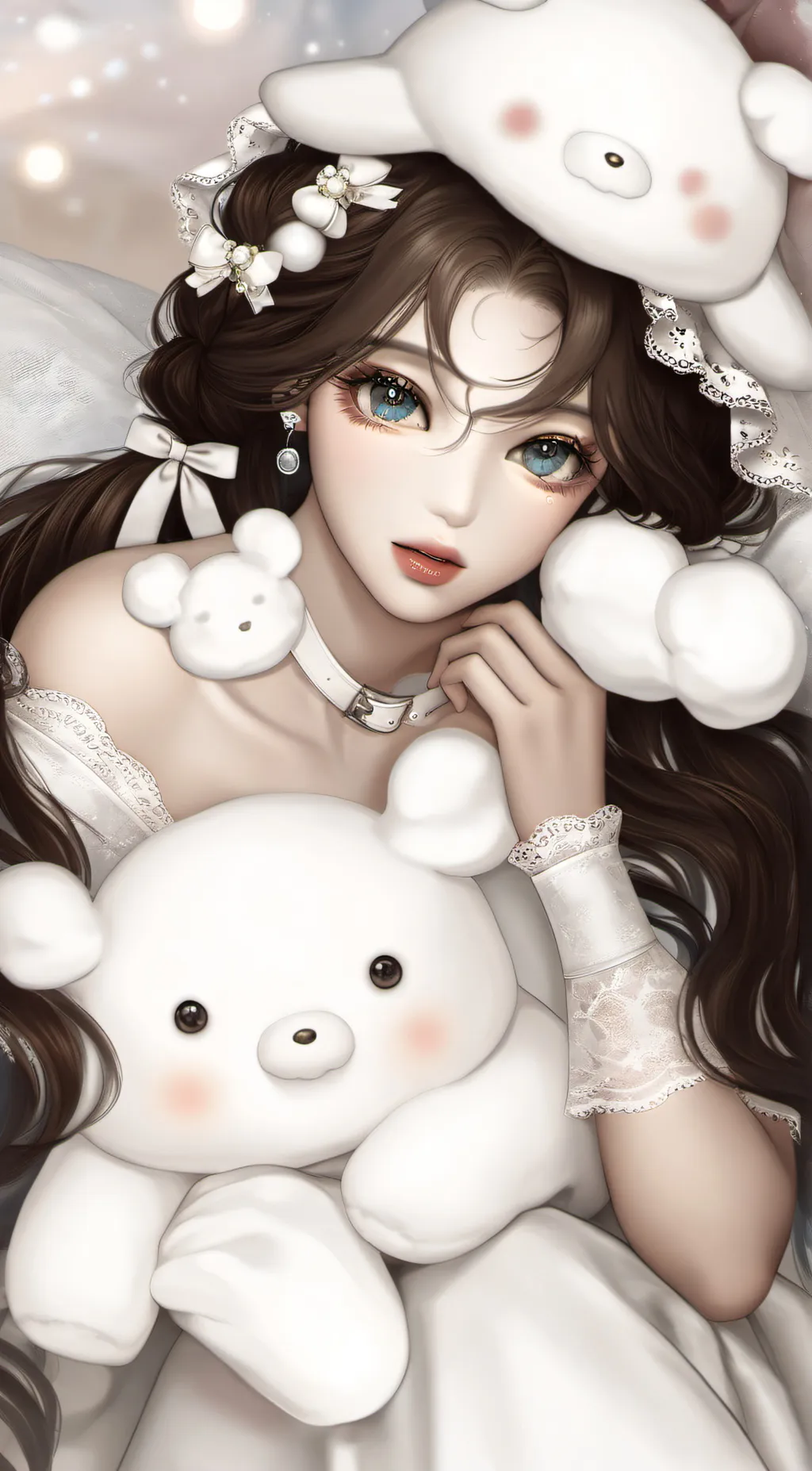 ai character: Oliva background