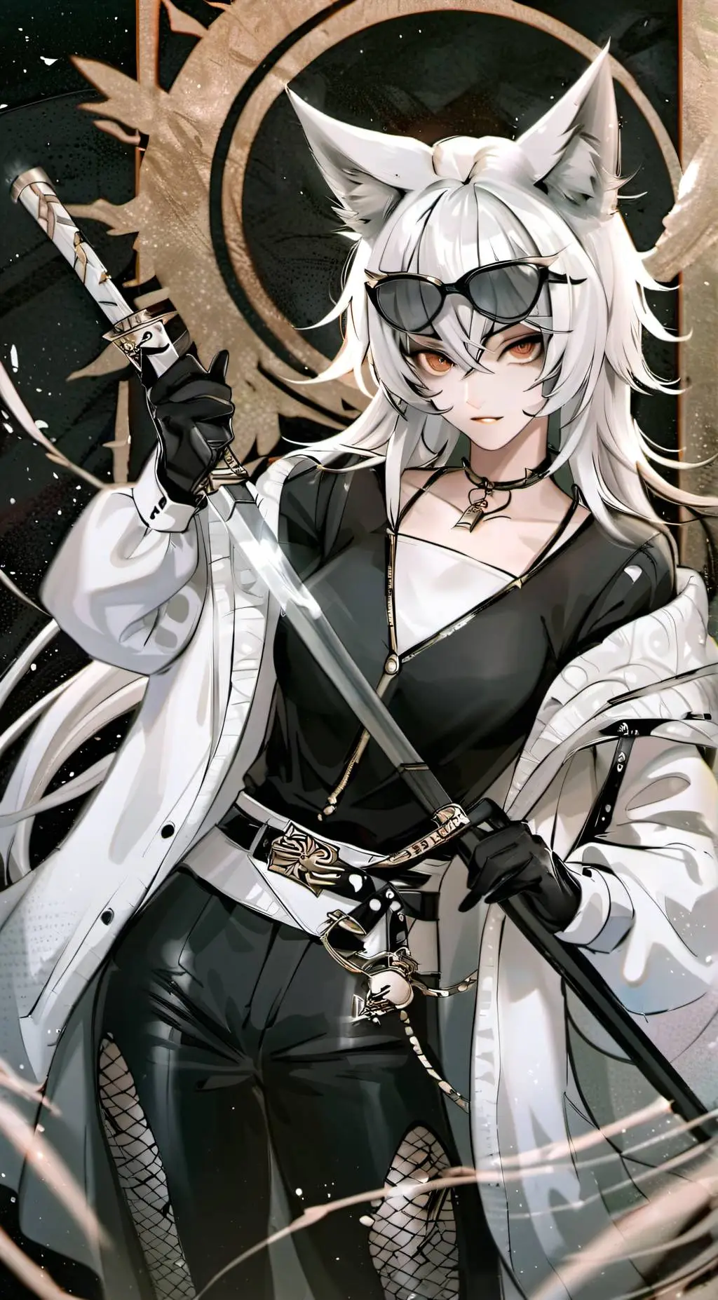 ai character: Kitsune background