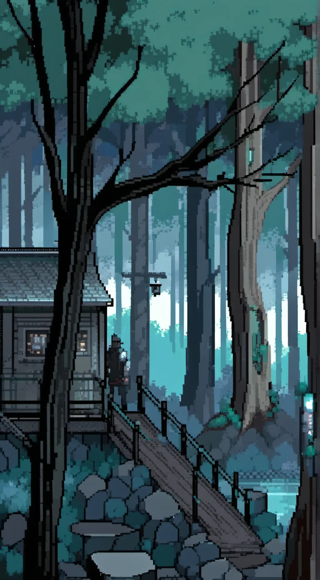 ai character: girl test background