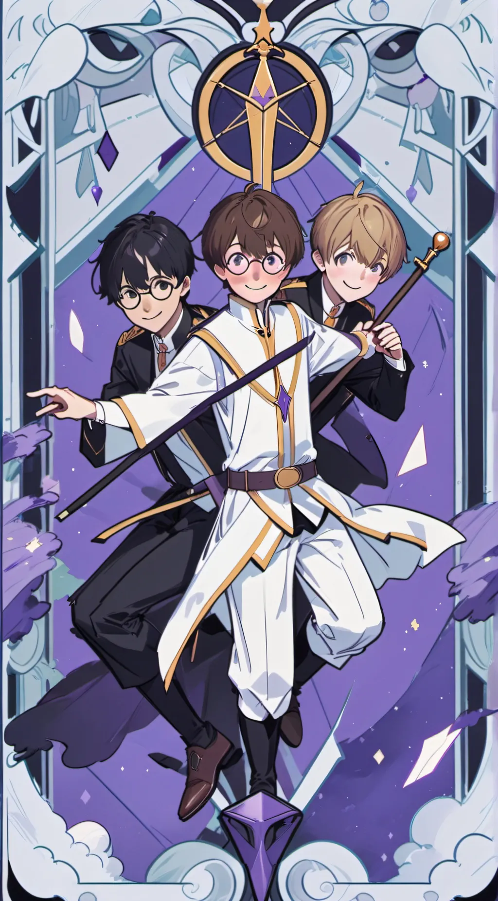 ai character: Hogwarts background