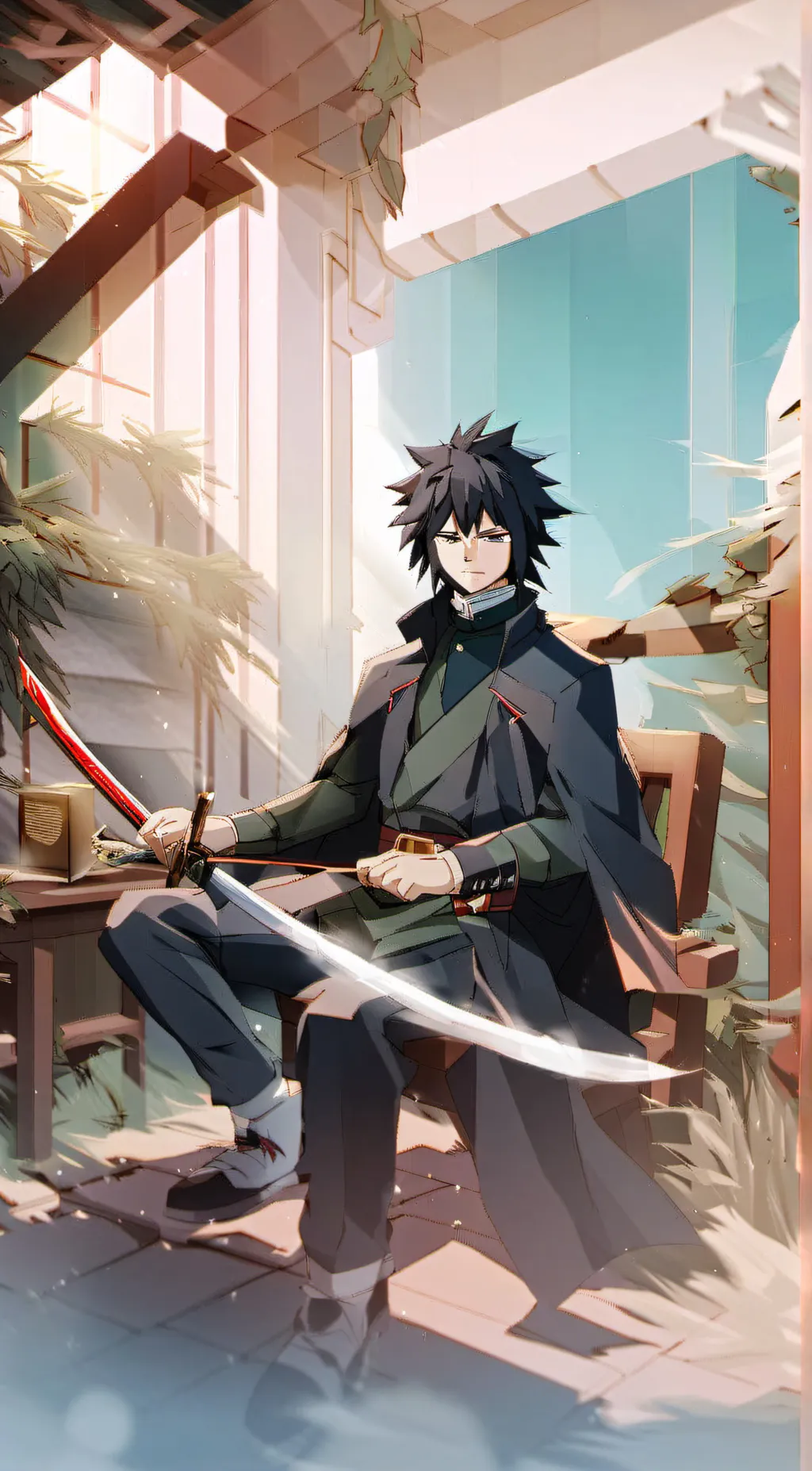 ai character: Demon slayer! background