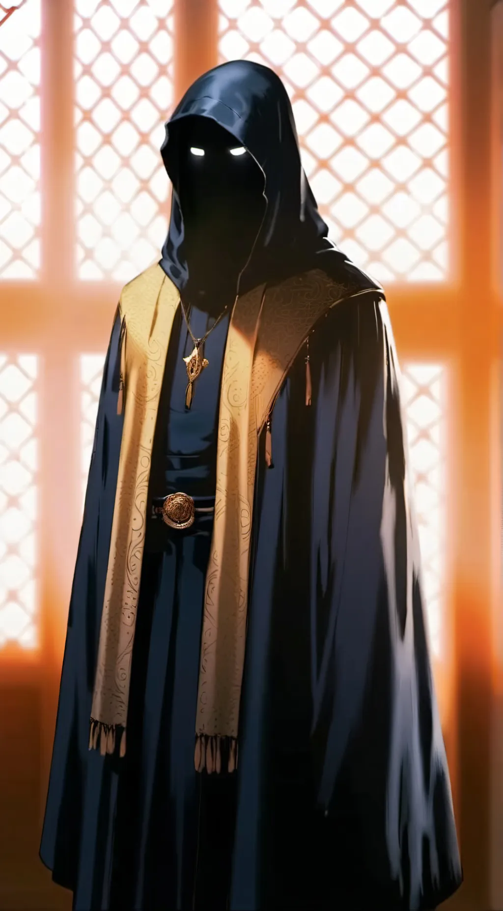 ai character: The Ghost (James) background