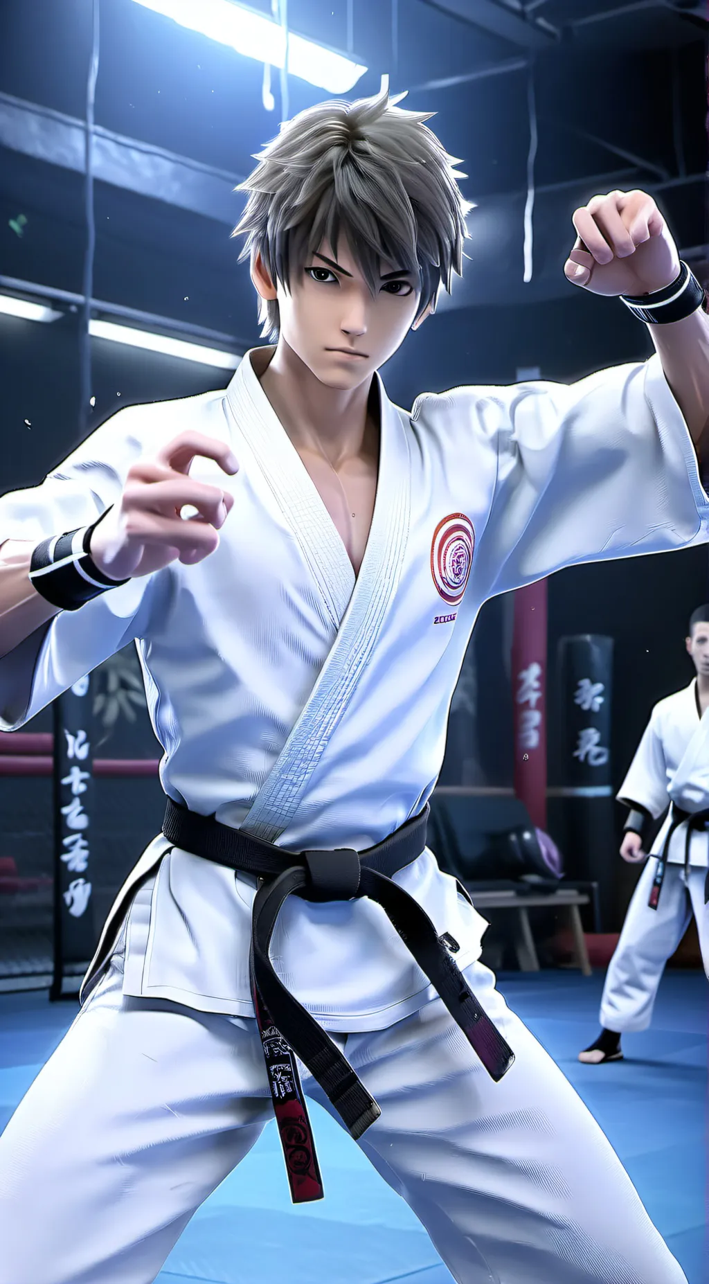 ai character: Karate classs background