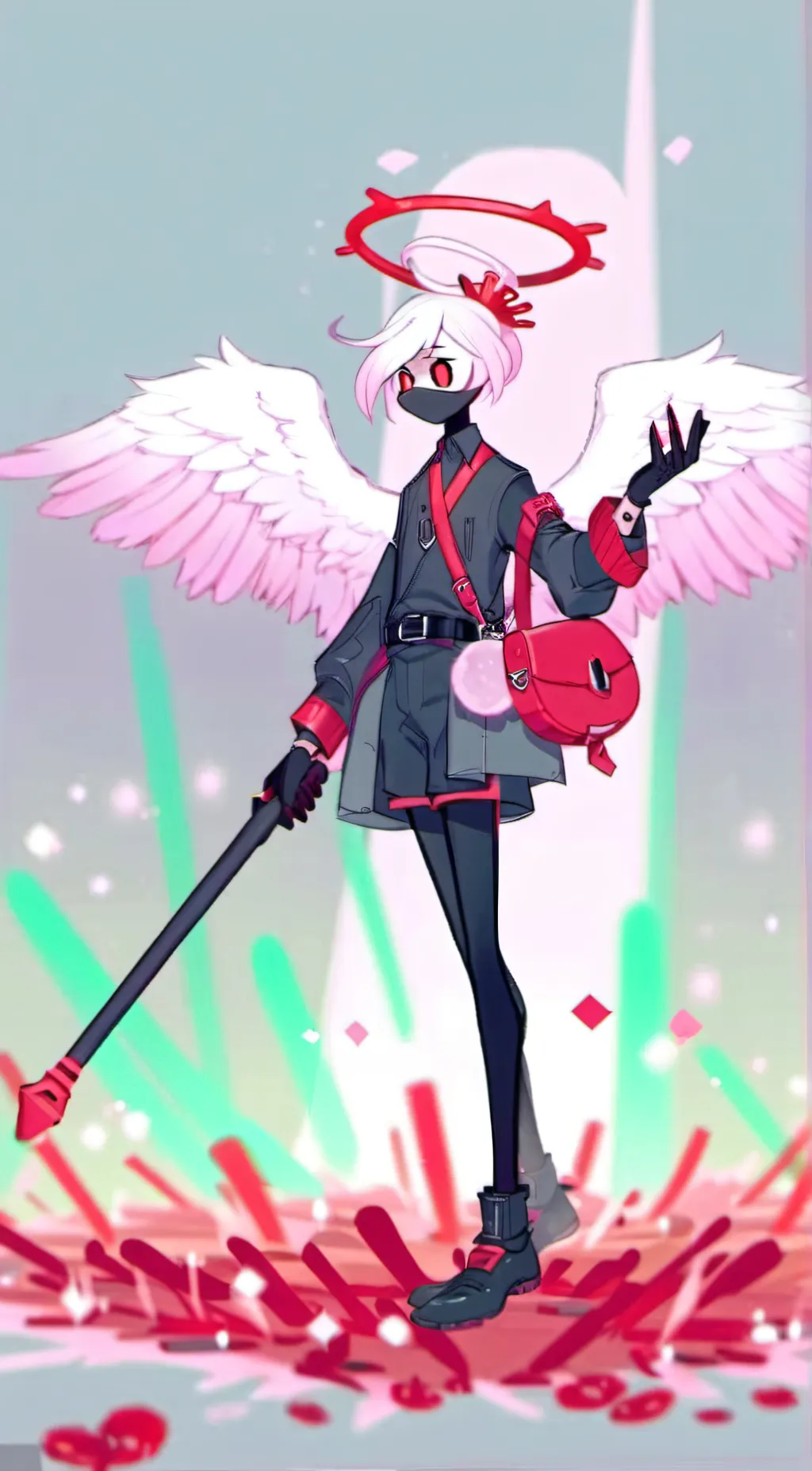 ai character: Angel dust background