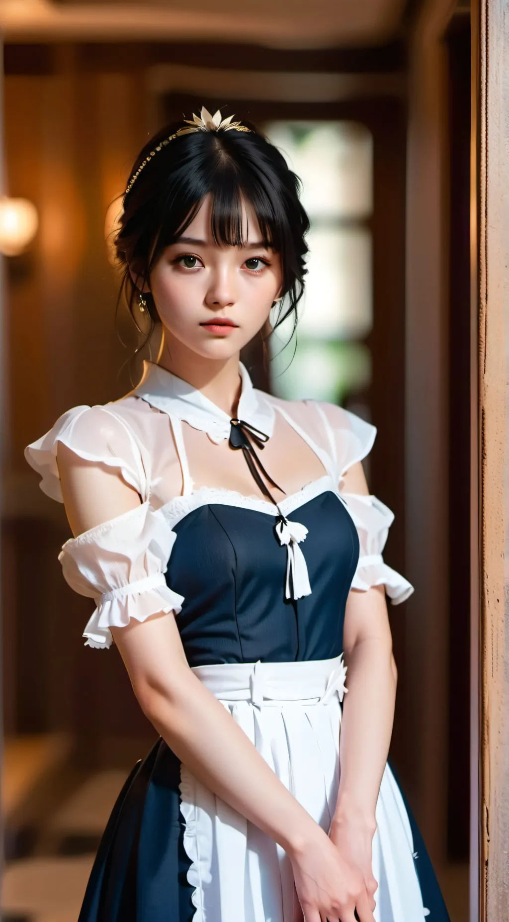 ai character: 管家-千穗 background