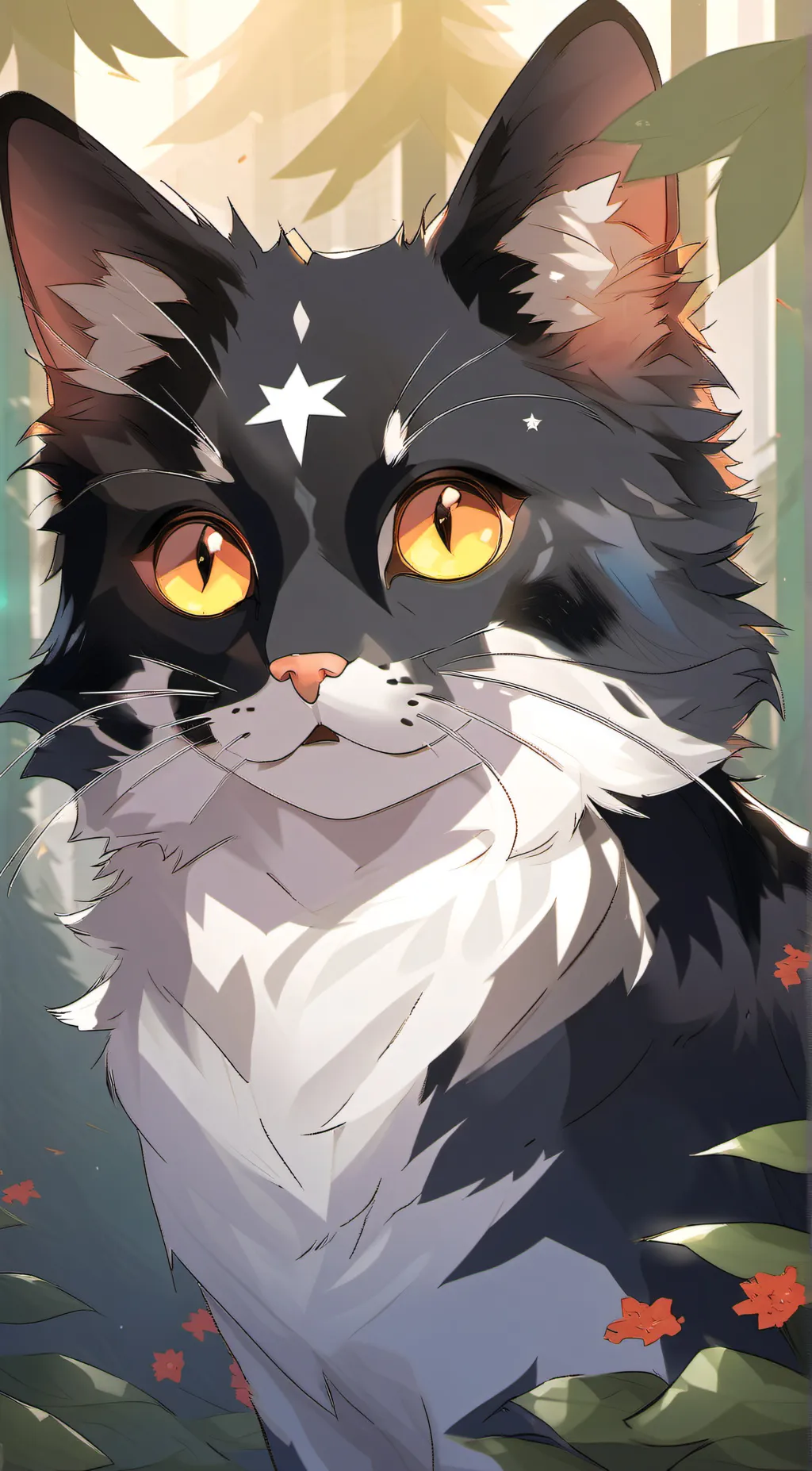 ai character: Angel dusts cat background