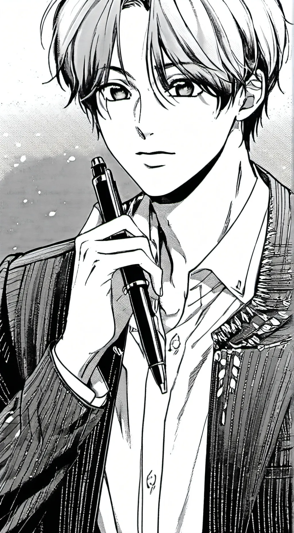 ai character: Bts/ boys School  background