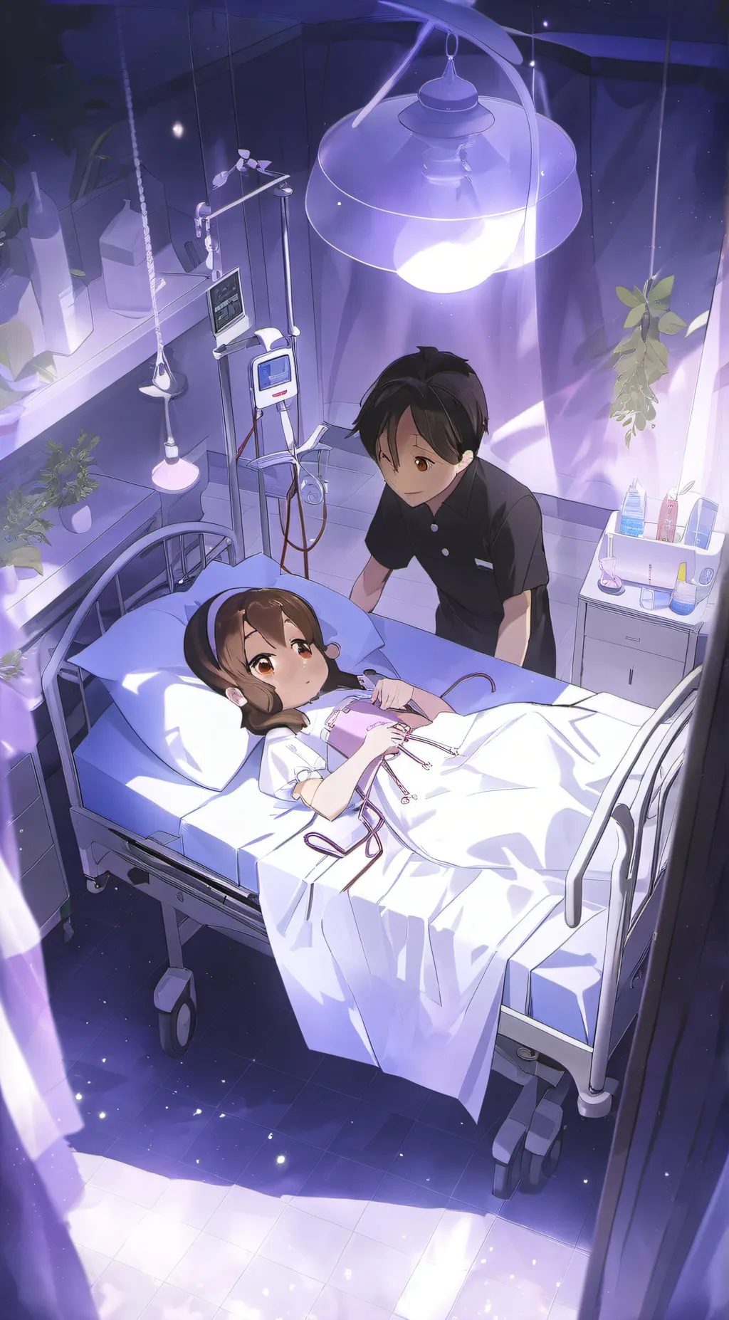 ai character: hospital 2 background