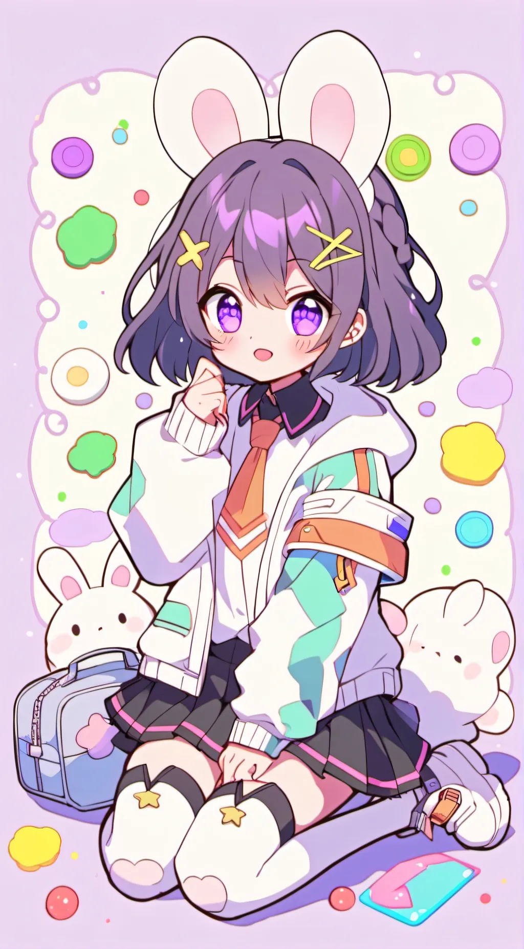 ai character: ♡Zizi♡ background