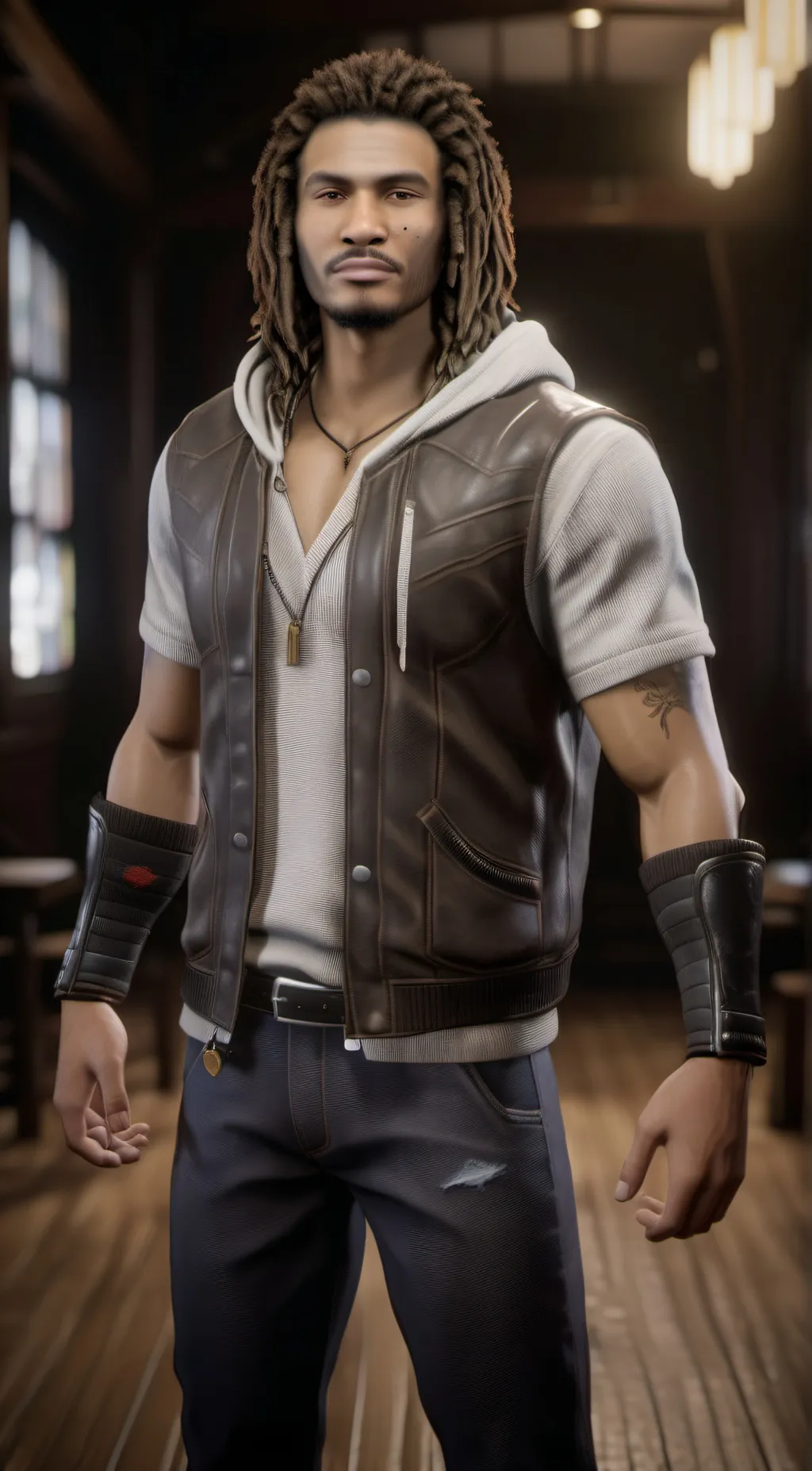 ai character: Evan background