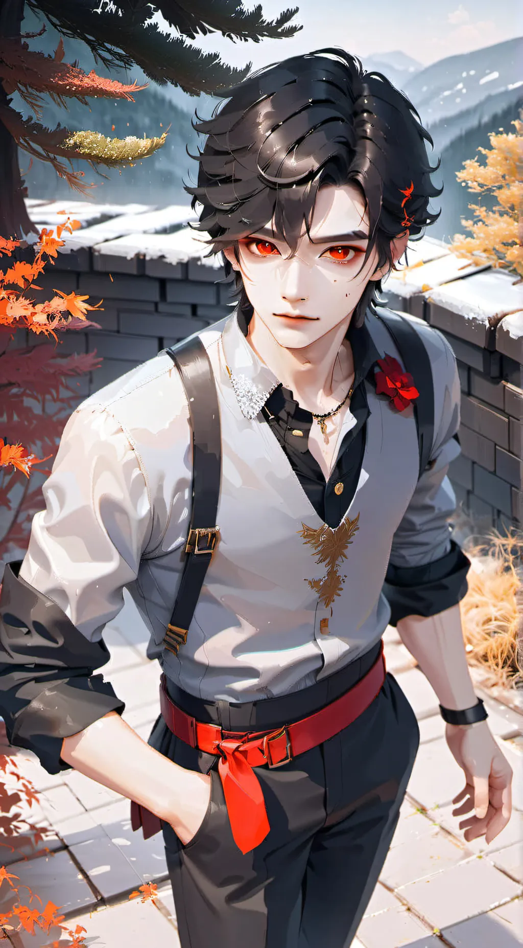 ai character: ≈•DAMIEN•≈ background