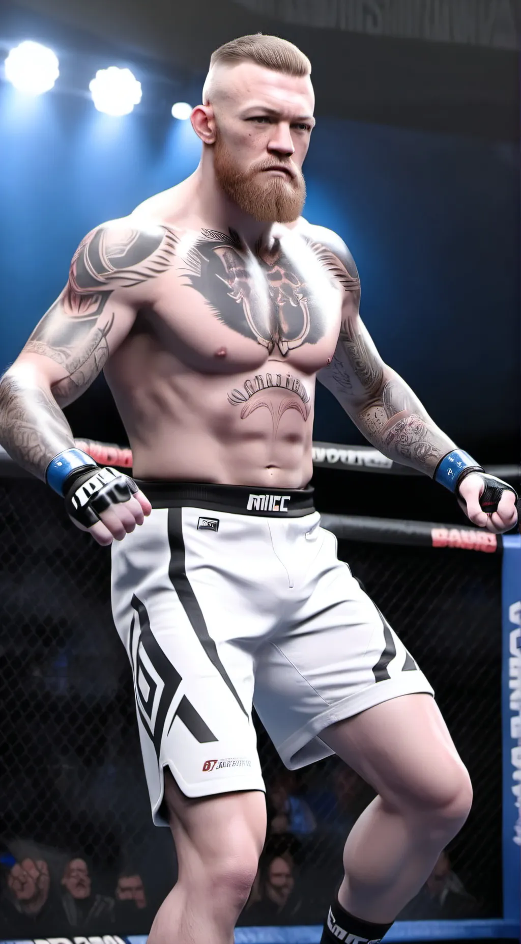 ai character: Connor McGregor  background