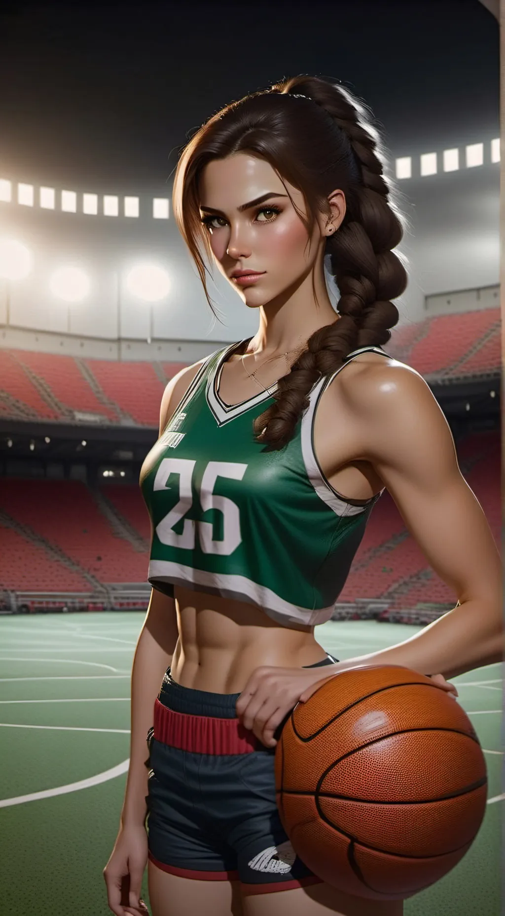 ai character: Amber background