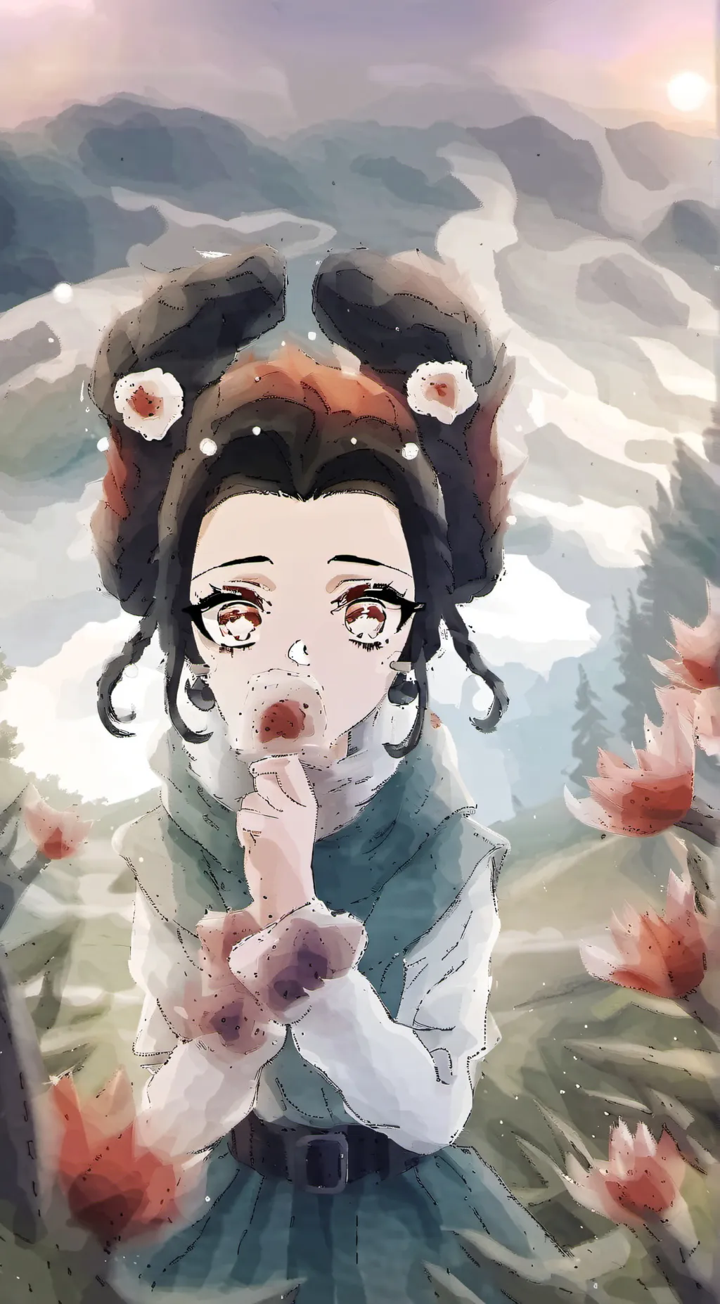 ai character: koyuki  background