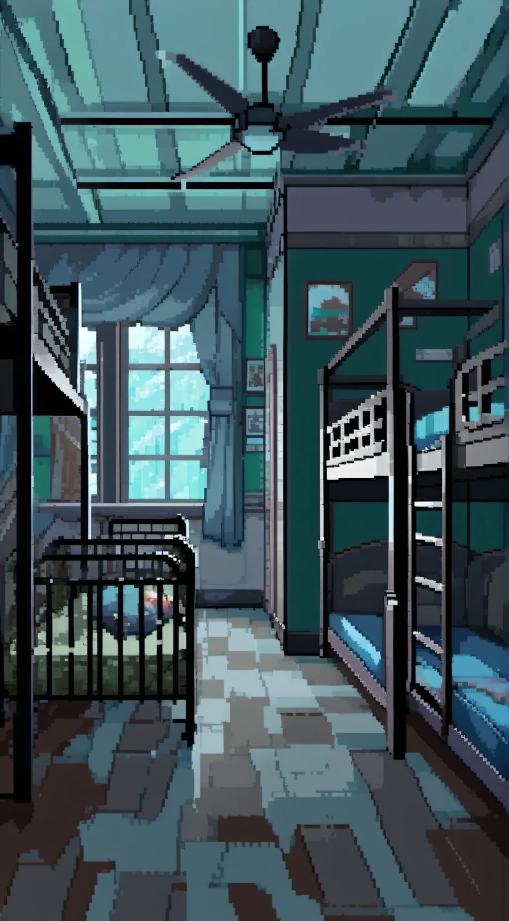 ai character: smiling critters  background