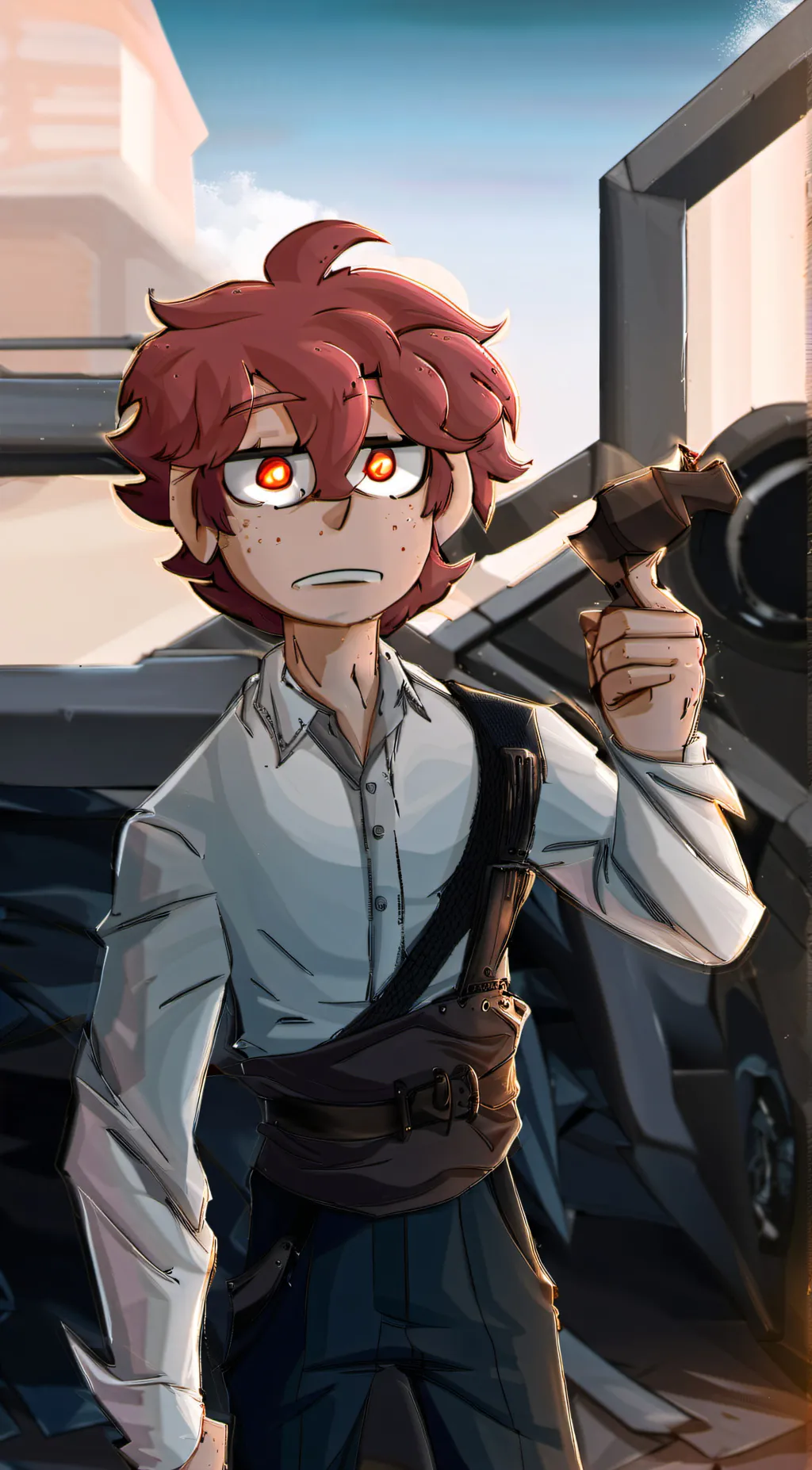 ai character: Ozzy  background