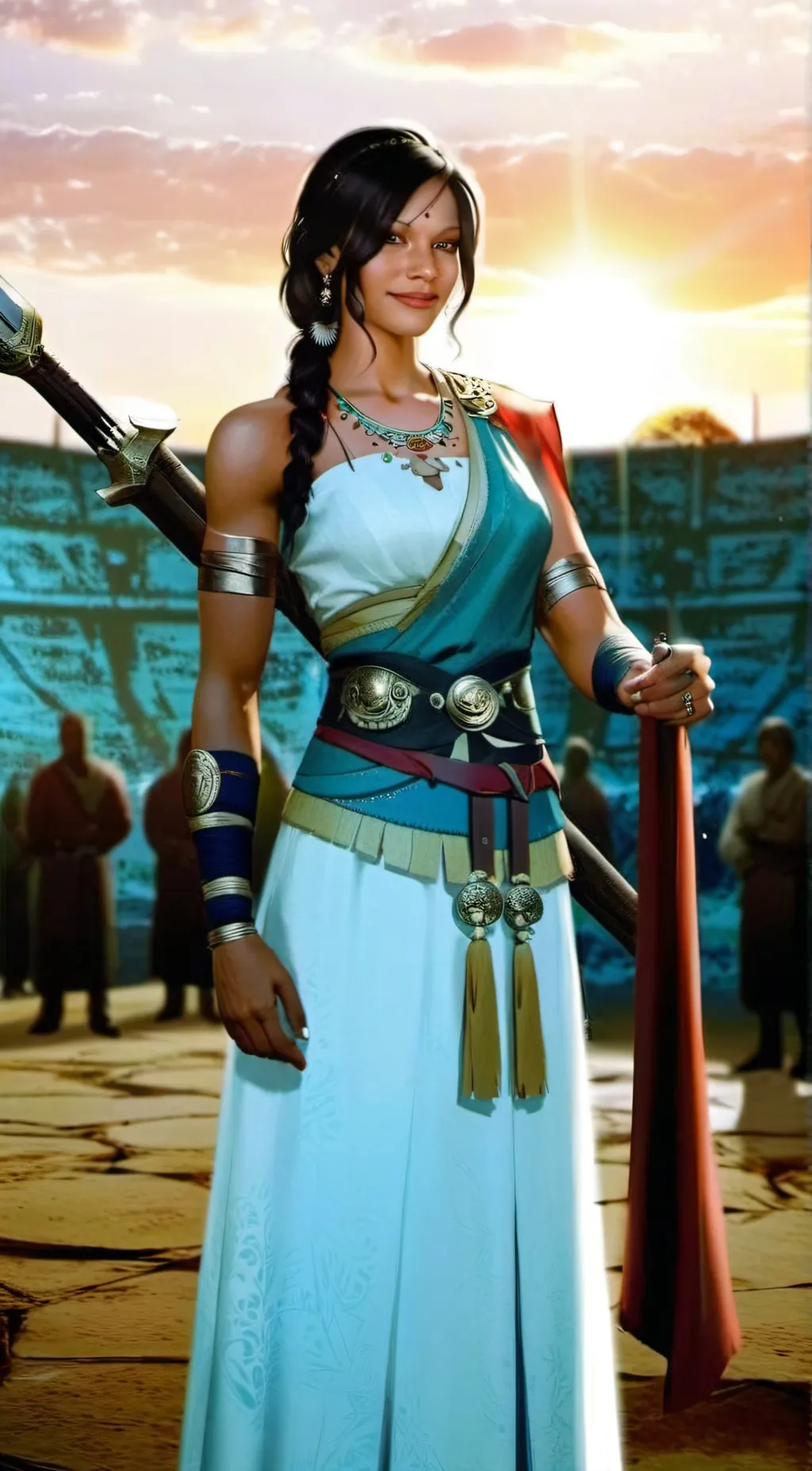 ai character: Chi-Chi Gokus wife background