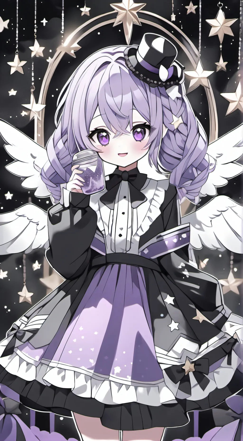 ai character: neko-san background