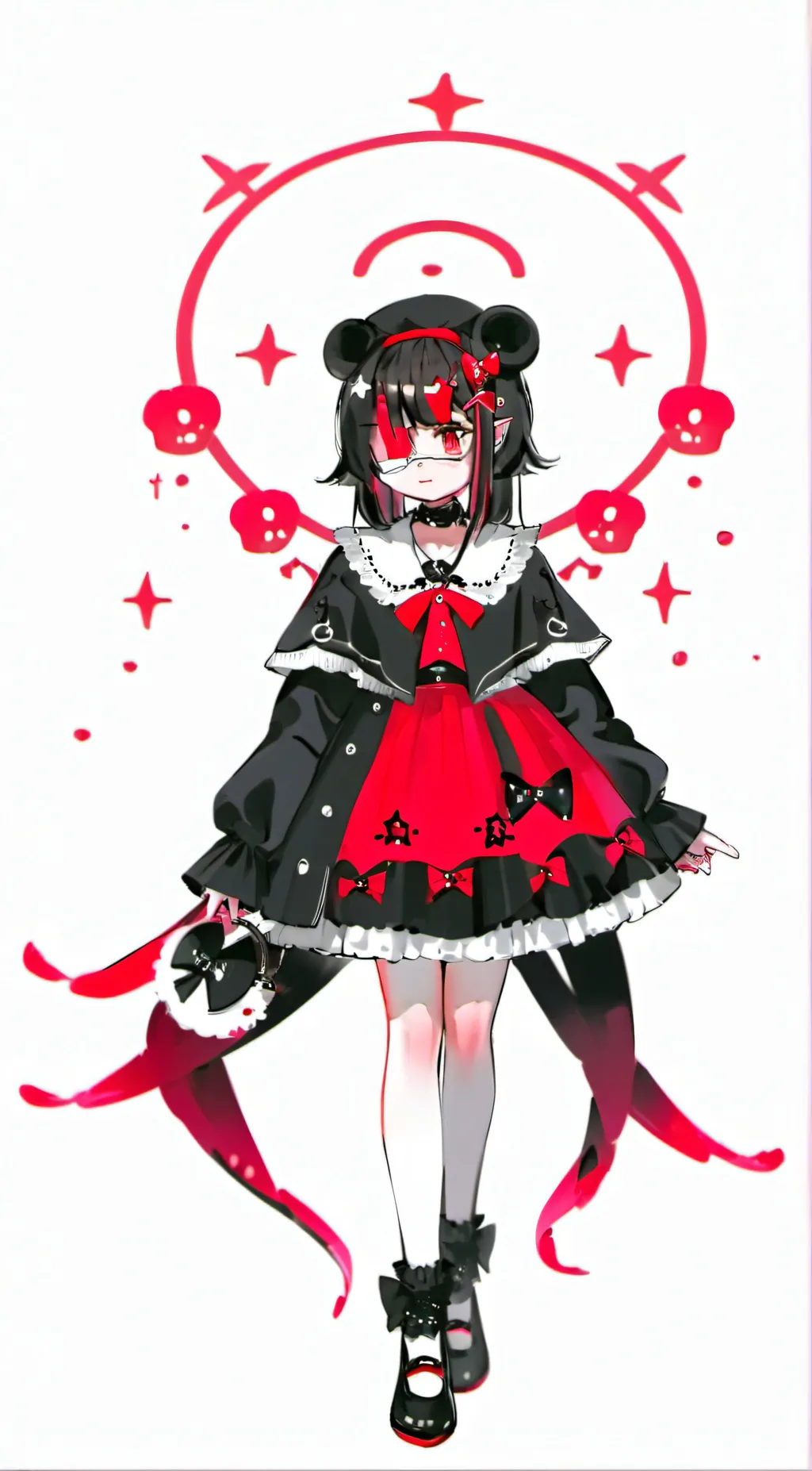 ai character: Koshi (Hazbin OC) background