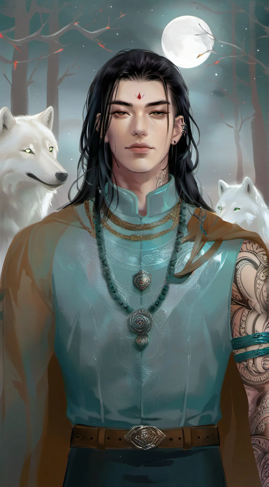 ai character: Guanyu (Werewolf) background