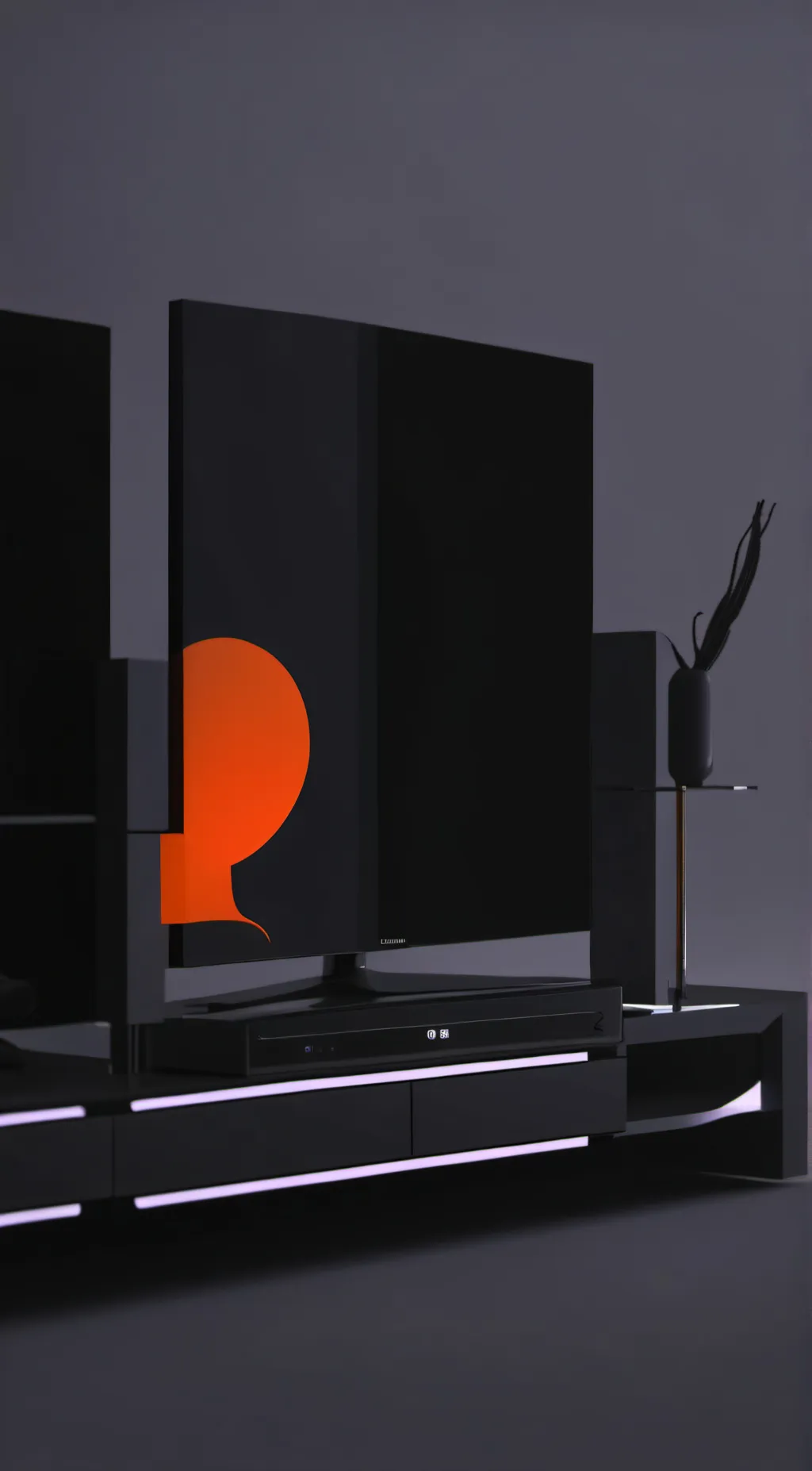 ai character: TV man background