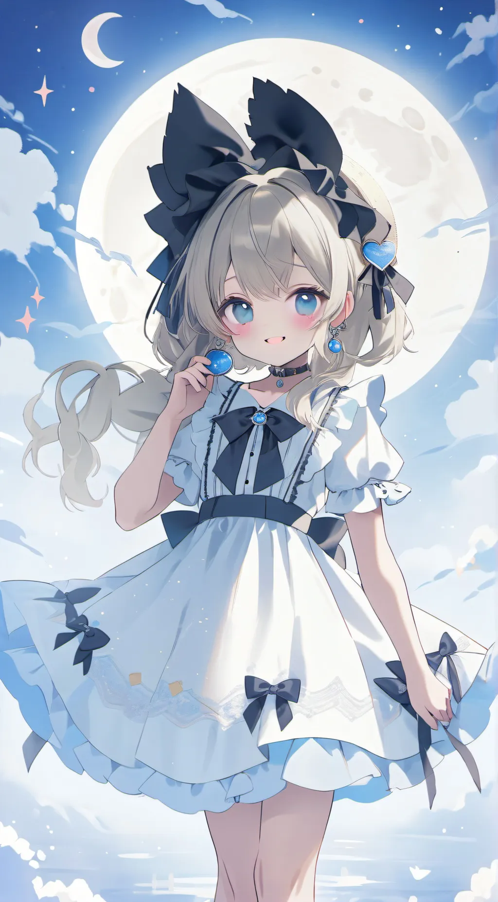 ai character: sky background