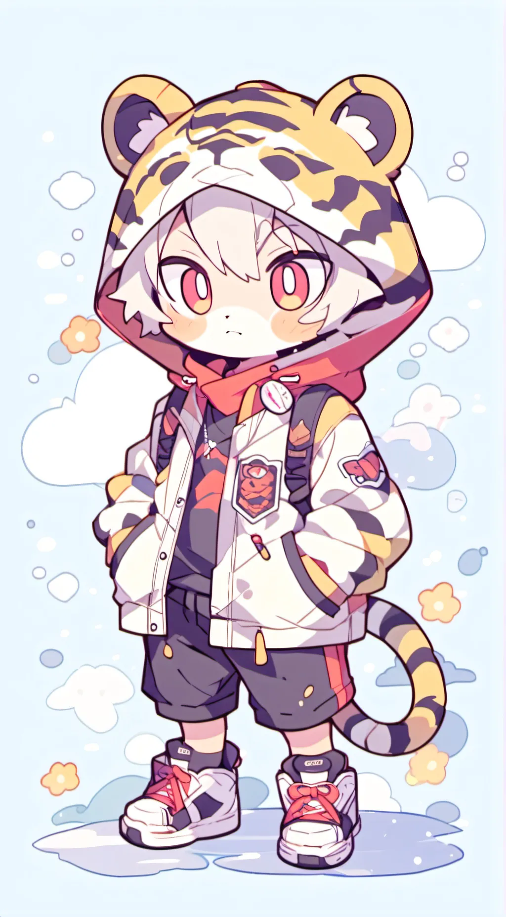 ai character: Daniel tiger background