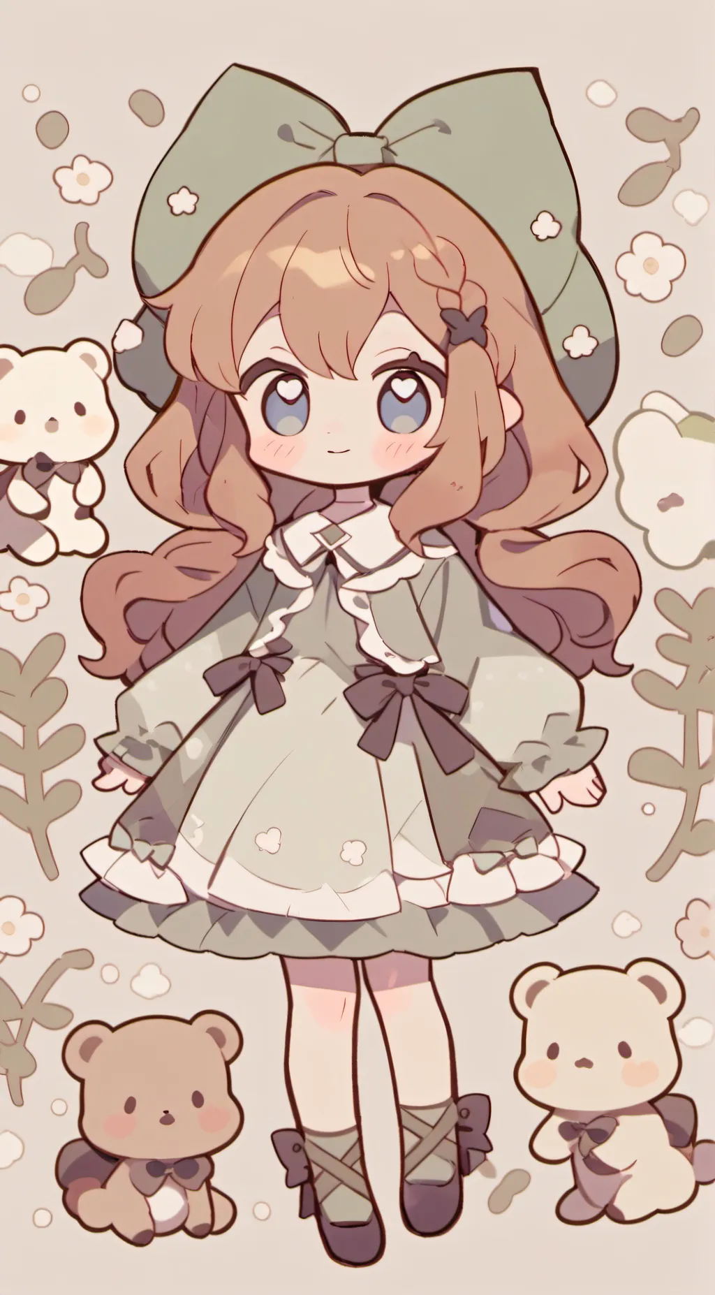 ai character: Lily  background