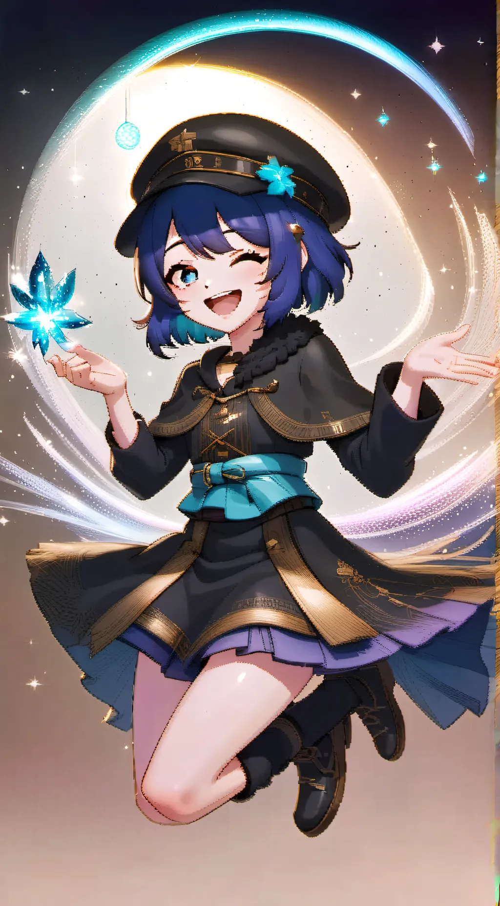 ai character: demy background