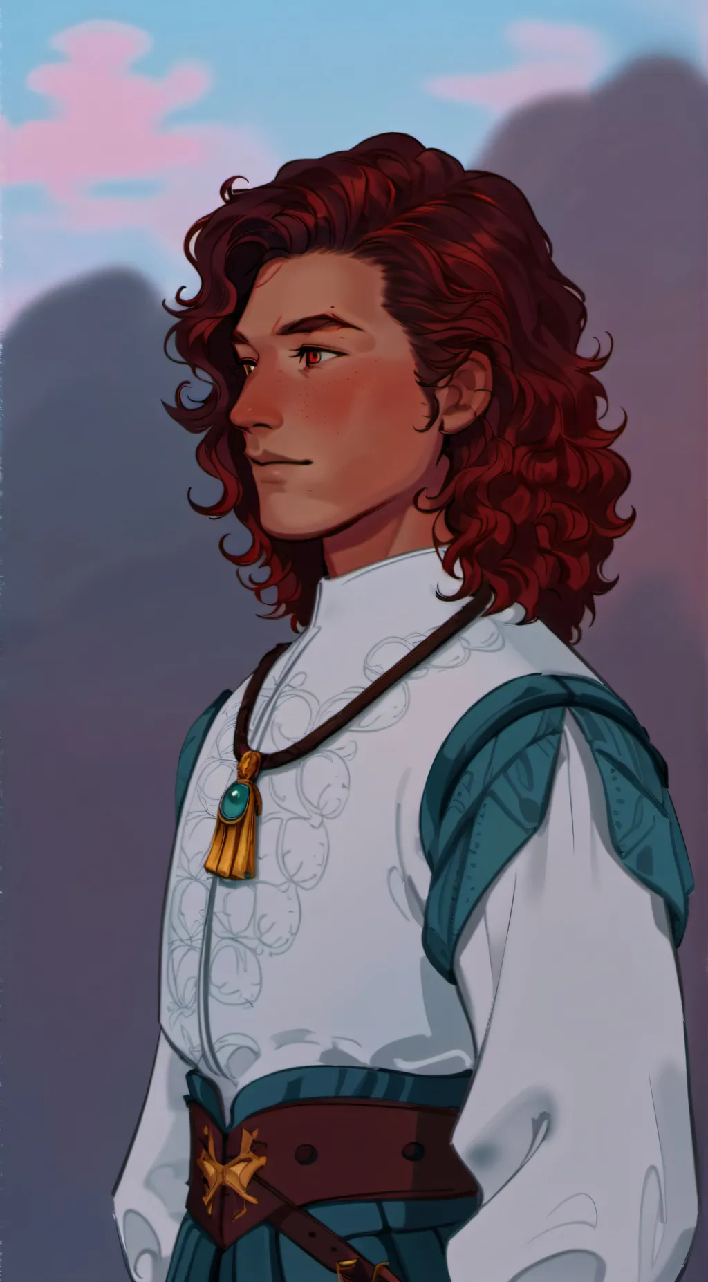 ai character: Kenneth Strainridg background