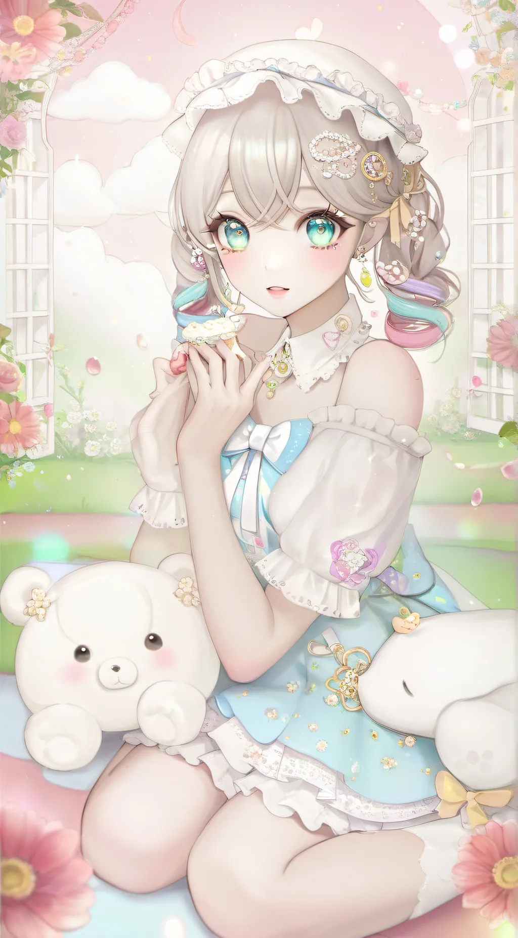 ai character: Babydoll Anna🫶🏼 background