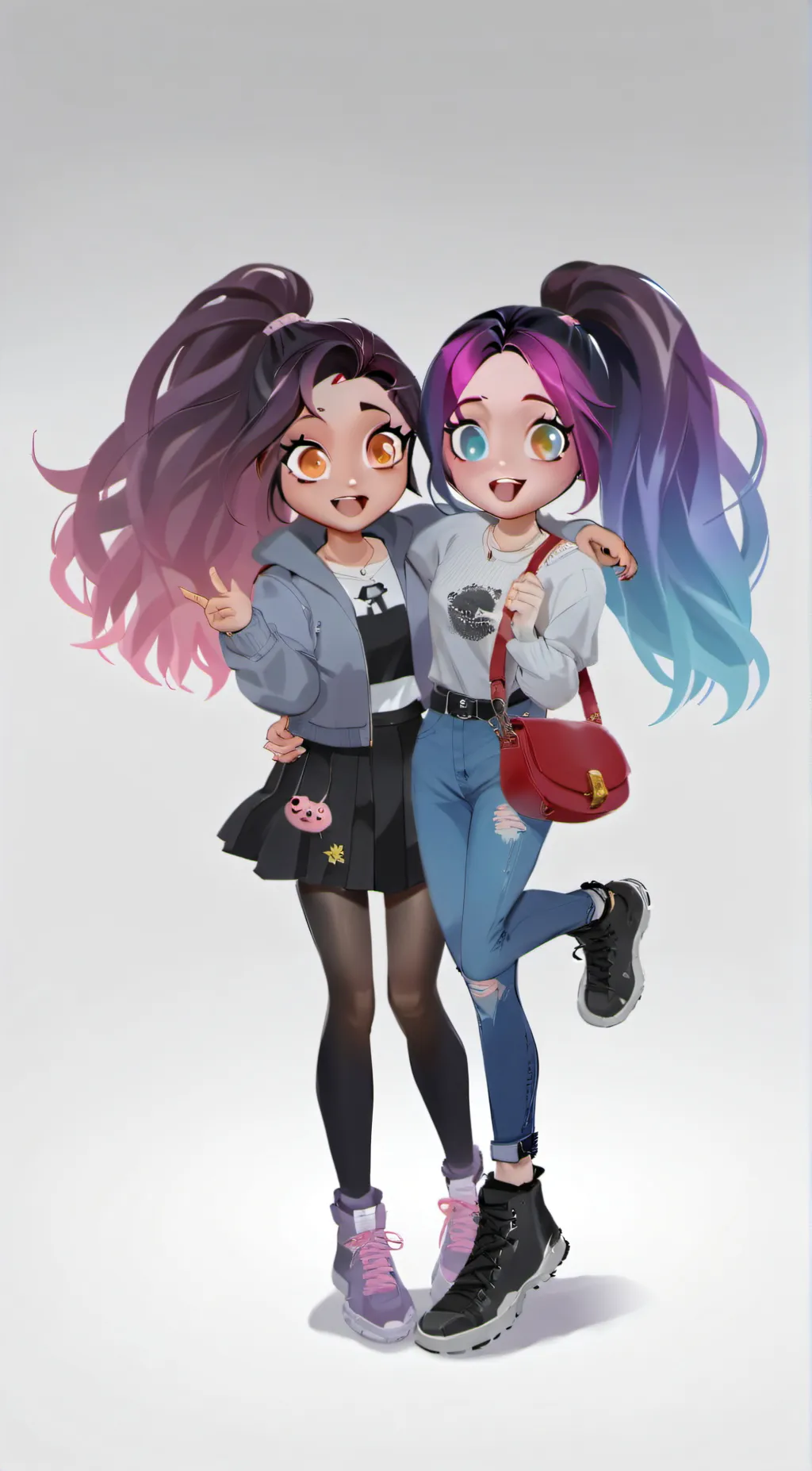 ai character: Bella and Jessica background