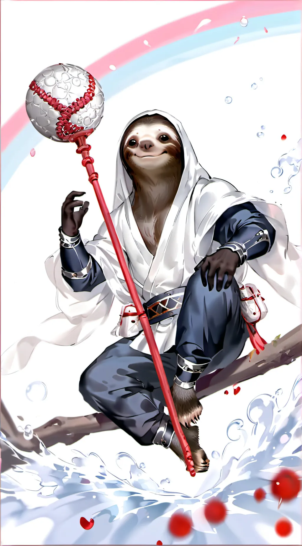 ai character: god sloth background