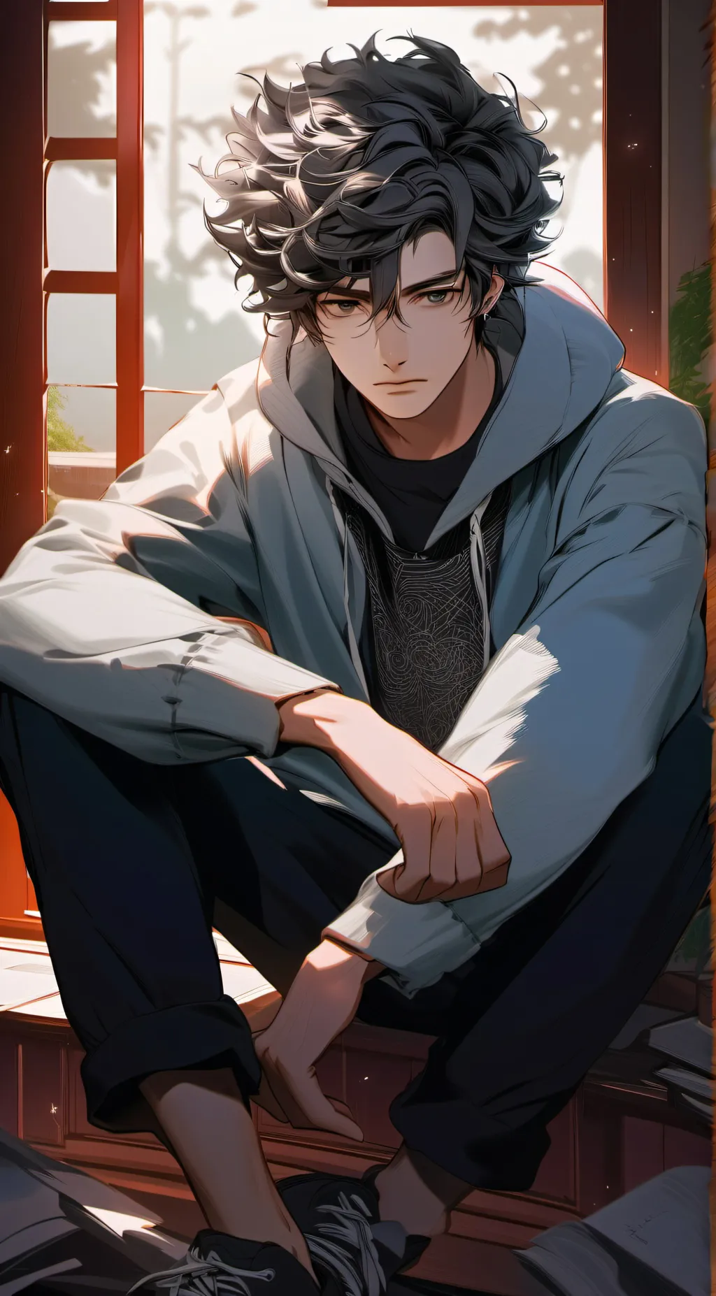 ai character: Max derriot background